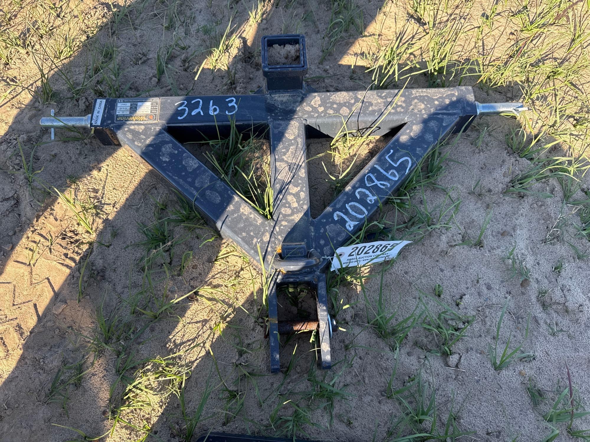 UNUSED WOLVERINE TQH-26-01C 3 PT QUICK HITCH (A57193)