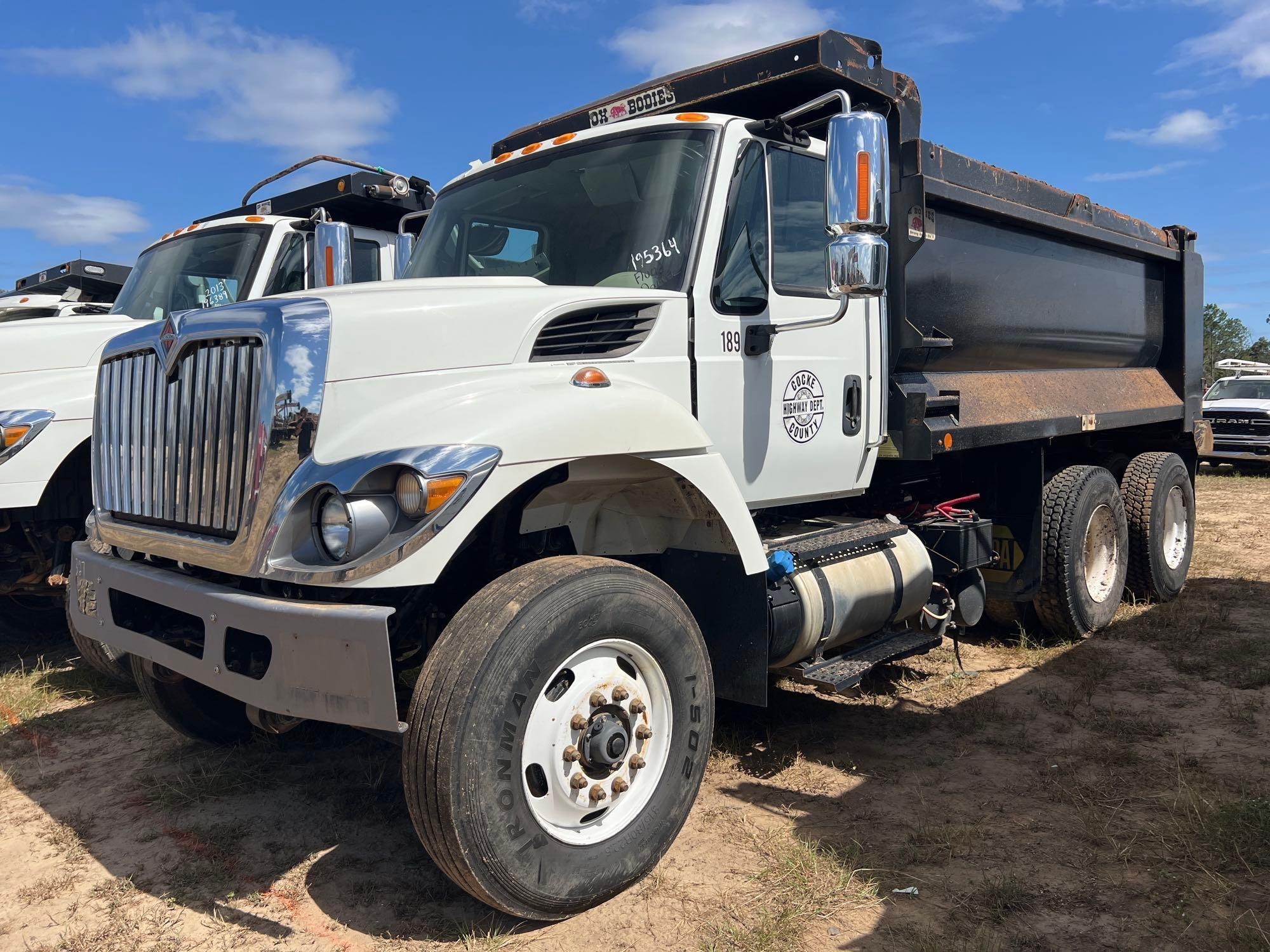 (INOP) 2018 INTERNATIONAL 7400 SBA 6X4 DUMP TRUCK (A51406)