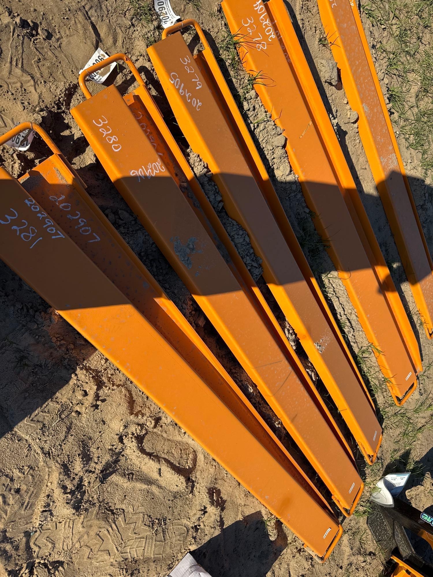 UNUSED PAIR OF 76" SLIP ON FORK EXTENSIONS (A57193)