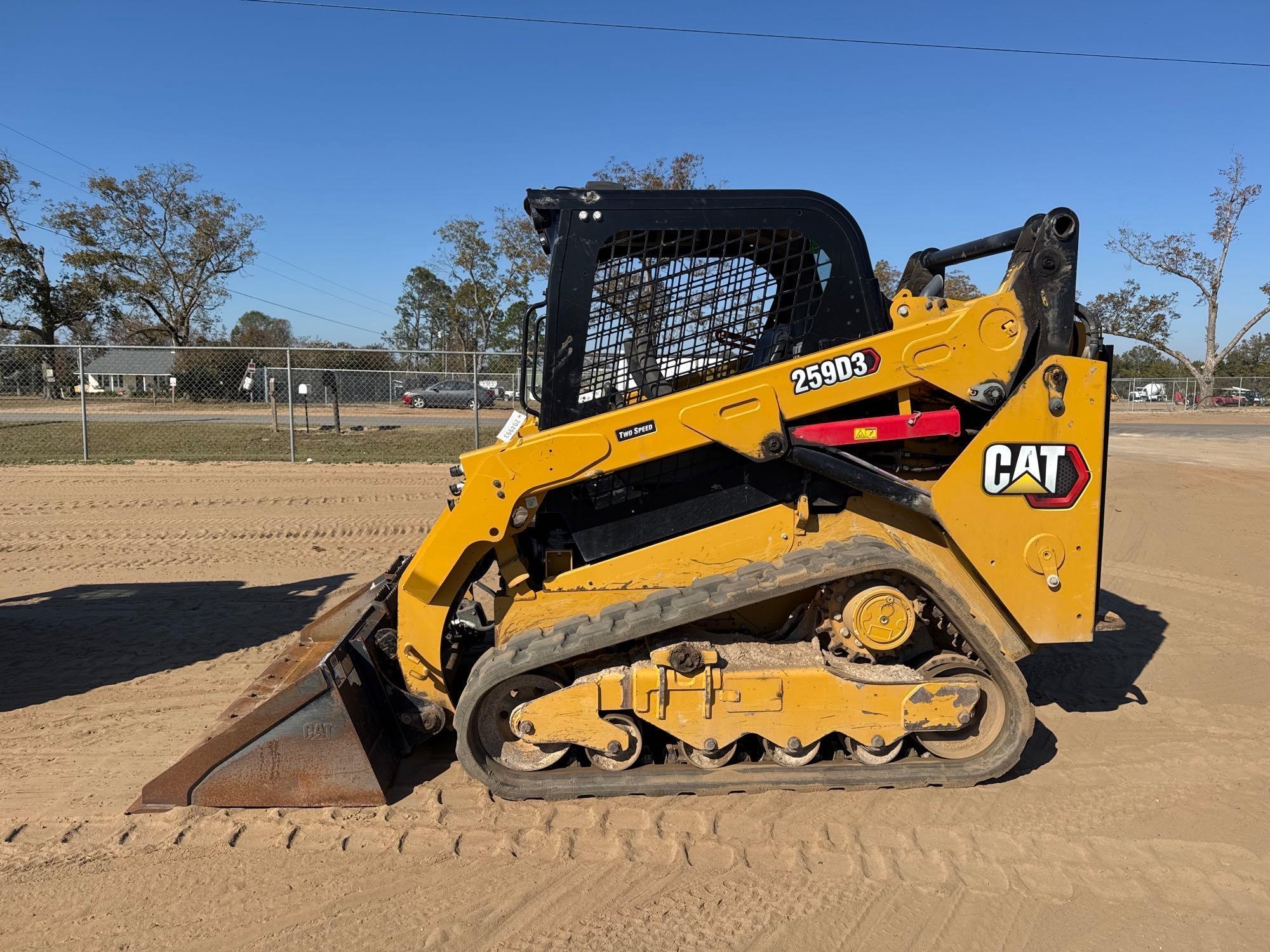 2023 CATERPILLAR 259D3 SKID STEER (A52707)