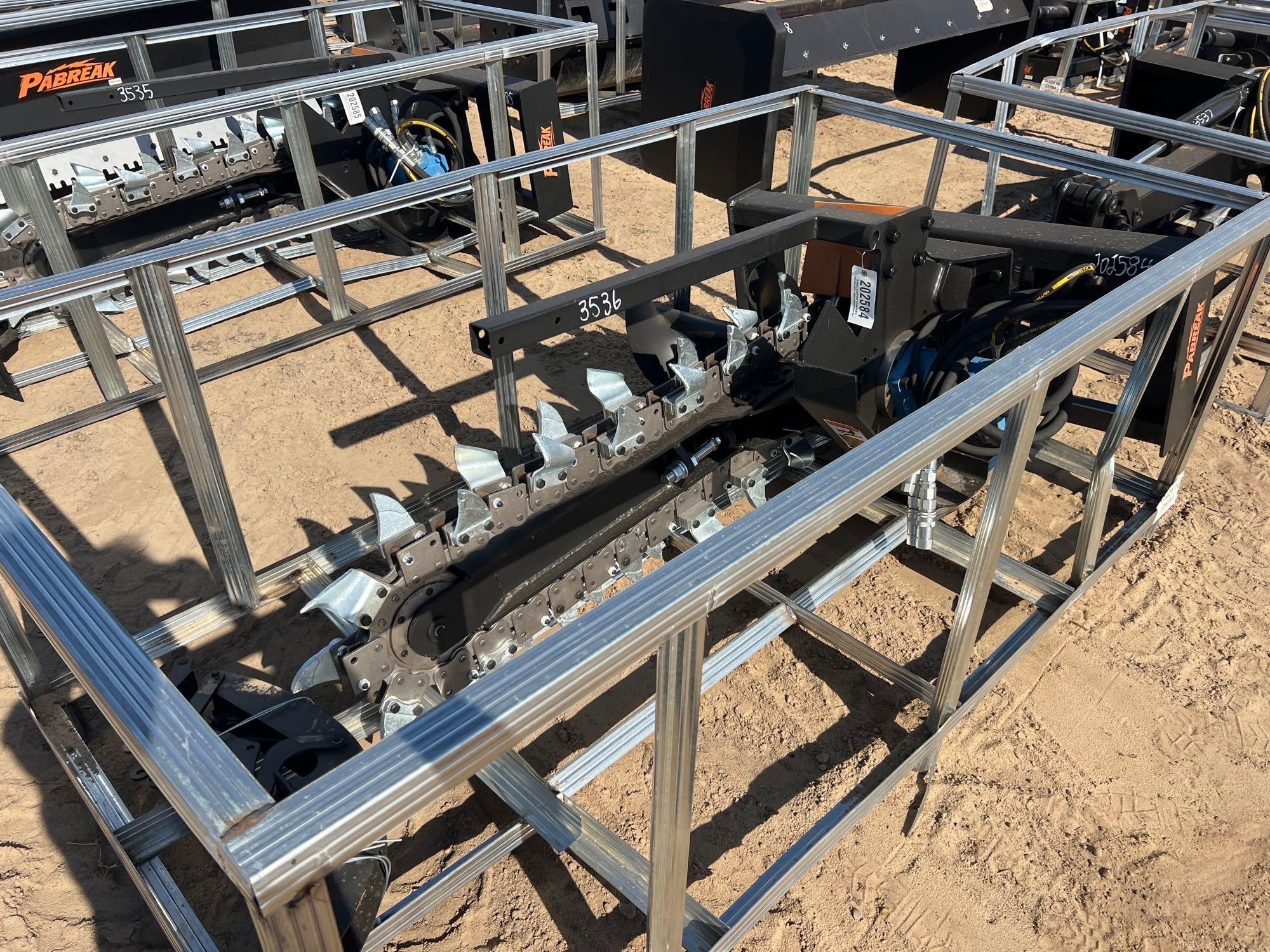 UNUSED PABREAK TCR380-84" HYD TILLER (A57193)