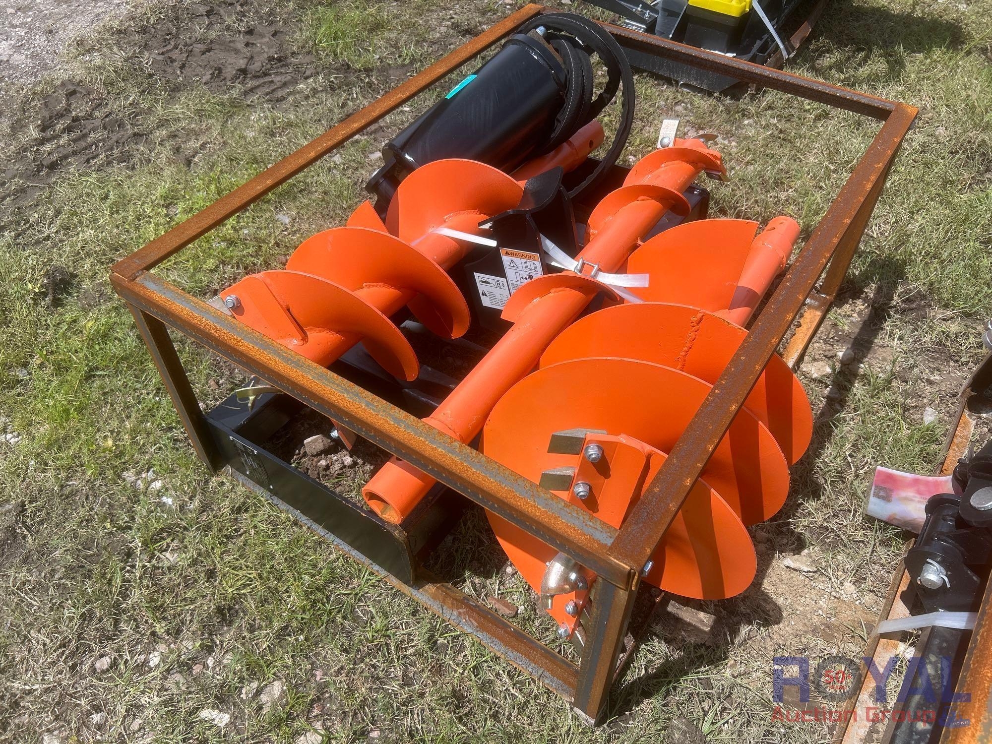 2025 Raytree RMA42 Auger With Bits Skid Steer Attachment (A53425)