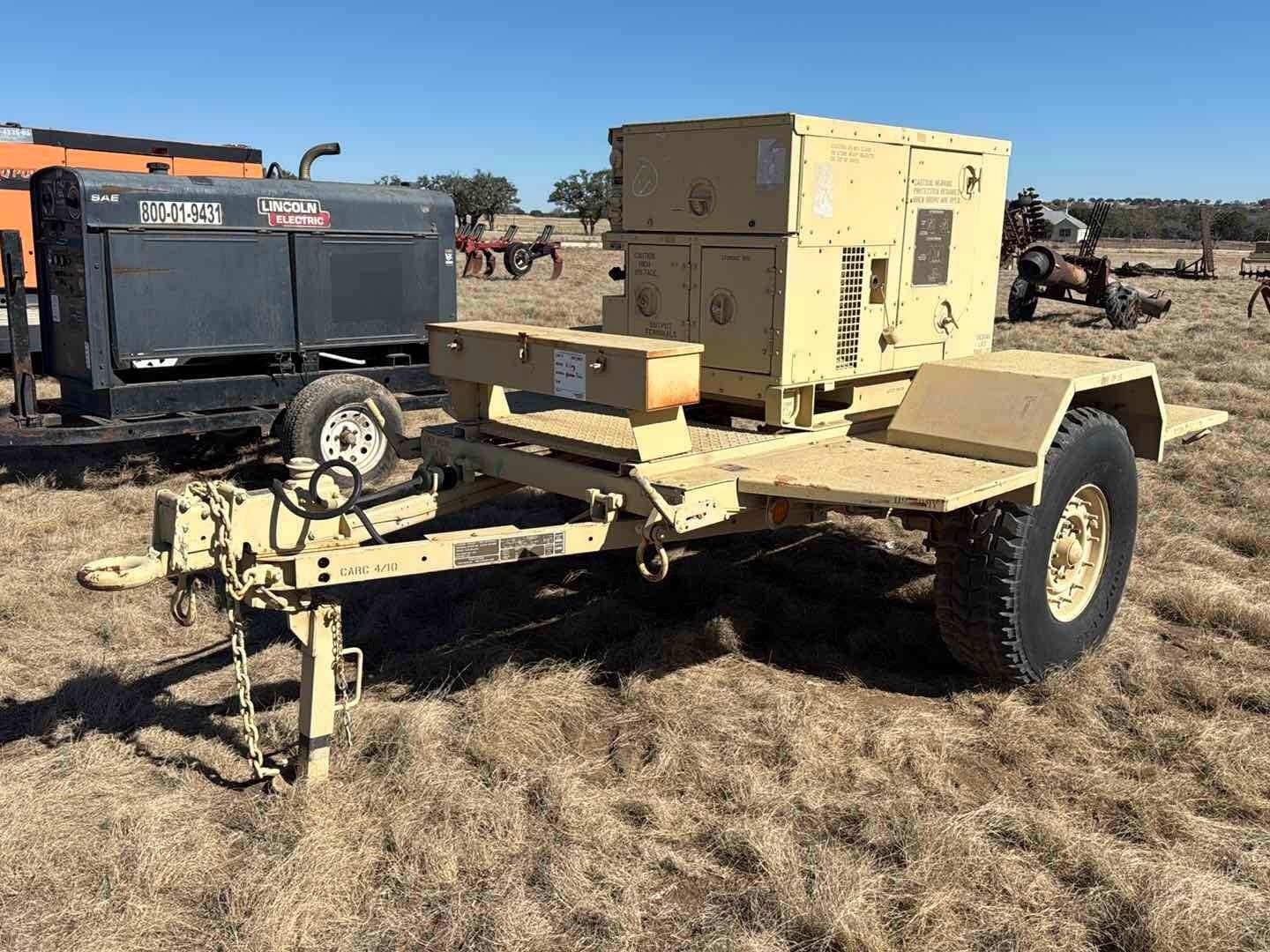 MILITARY GENERATOR TRAILER (A58216)