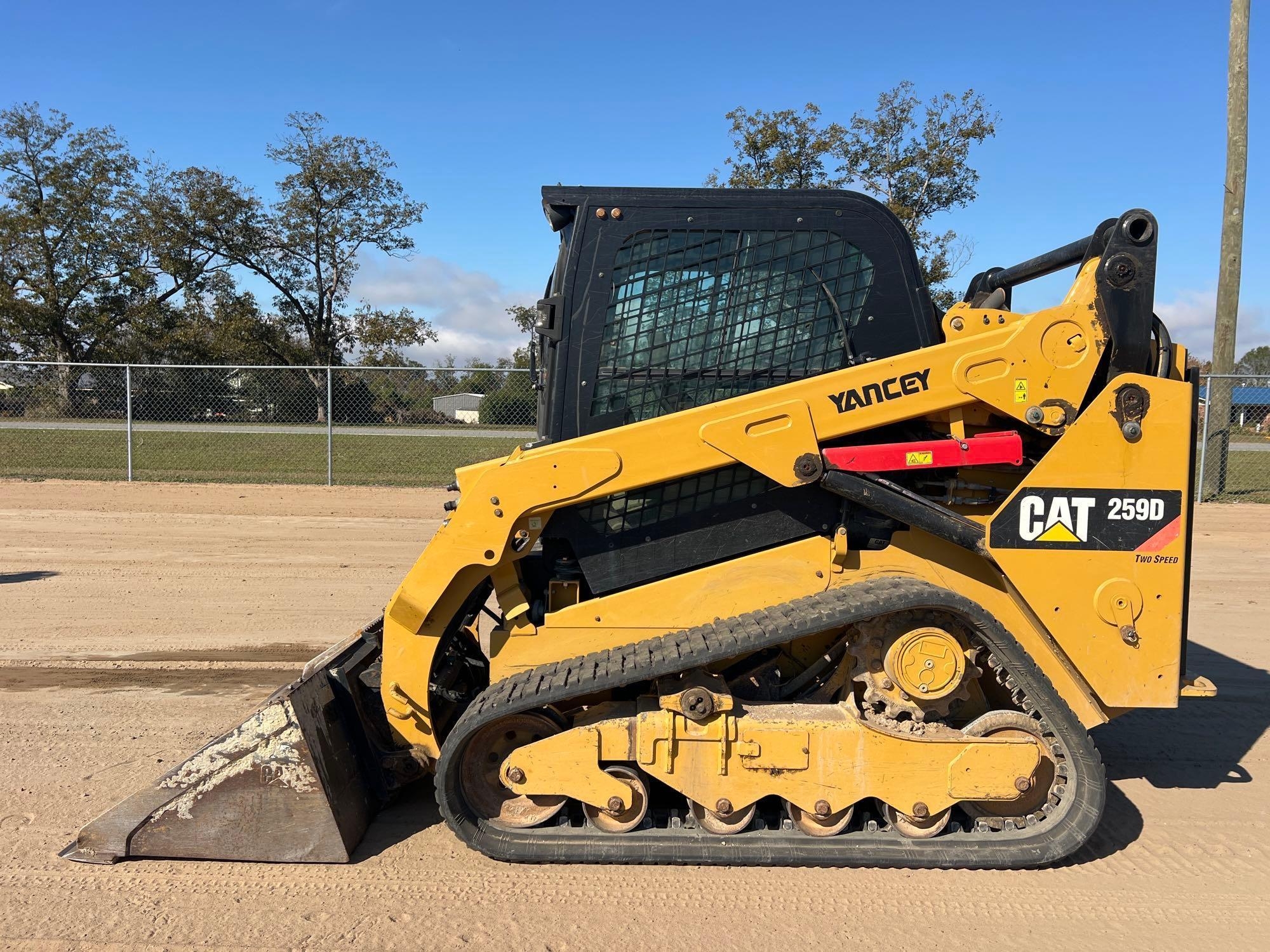 2018 CATERPILLAR 259D SKID STEER (A52707)