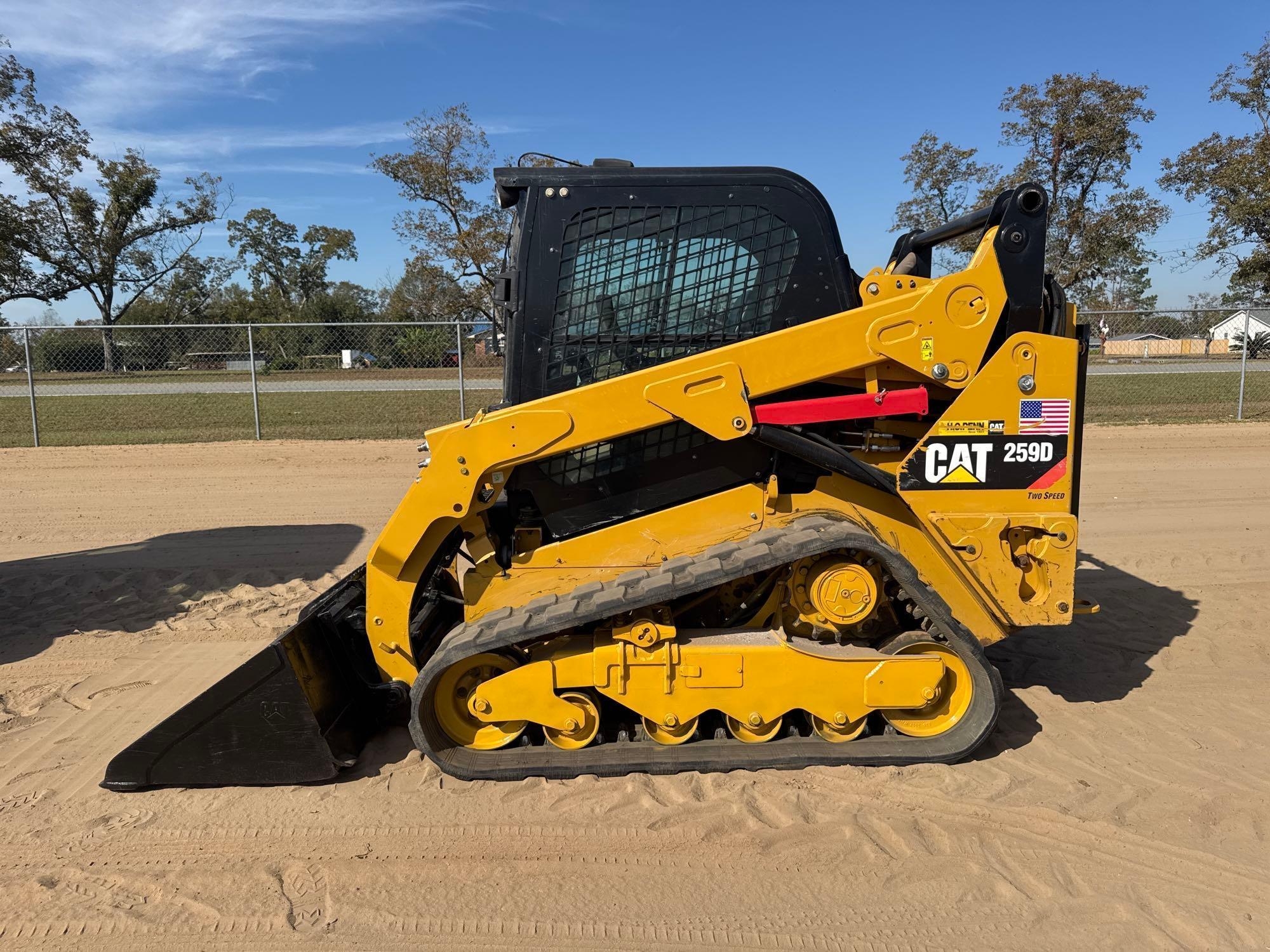 2019 CATERPILLAR 259D SKID STEER (A52707)