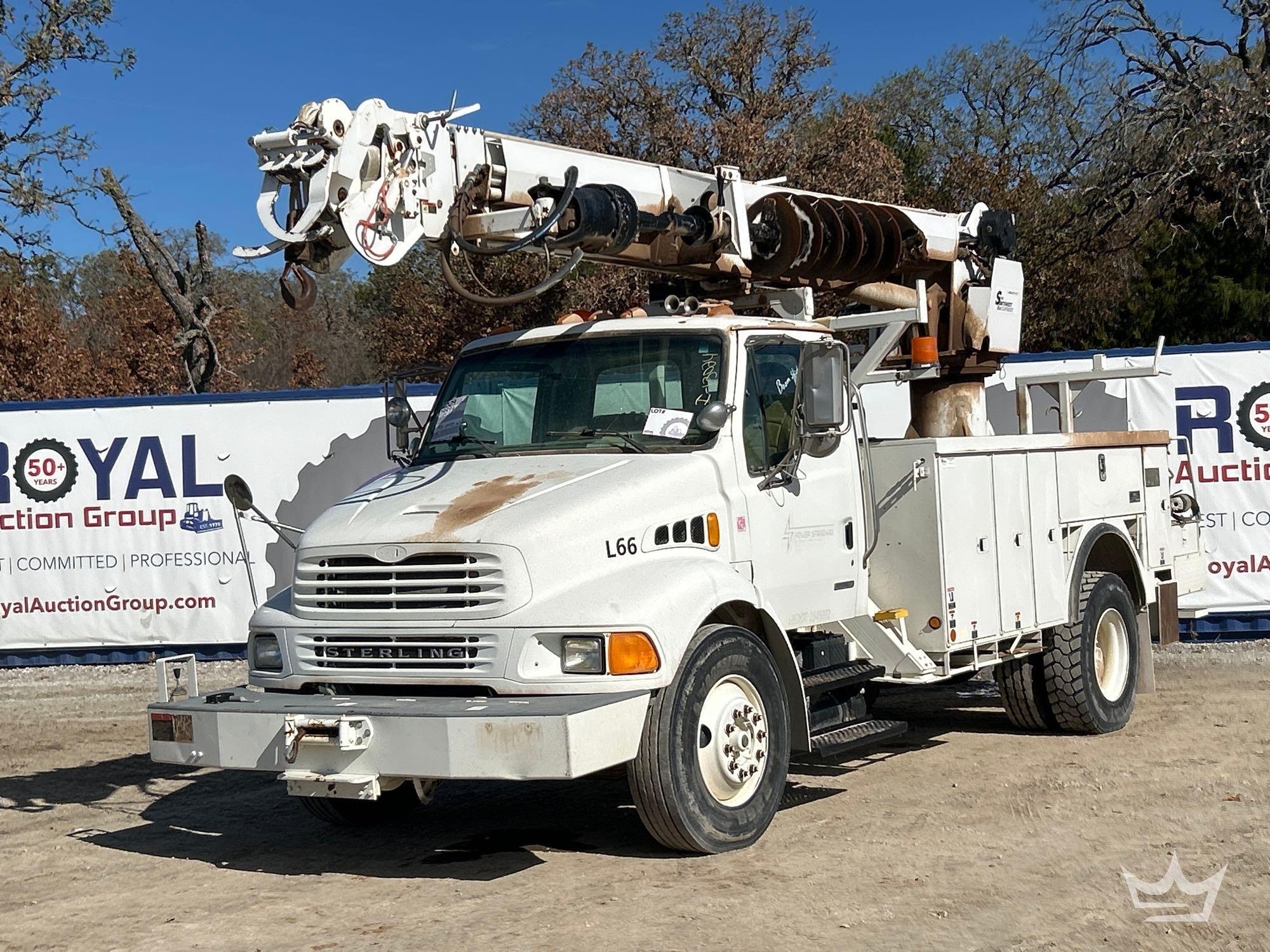 2009 Sterling Acterra Altec DM47TR Insulated Digger Derrick Truck (A55973)