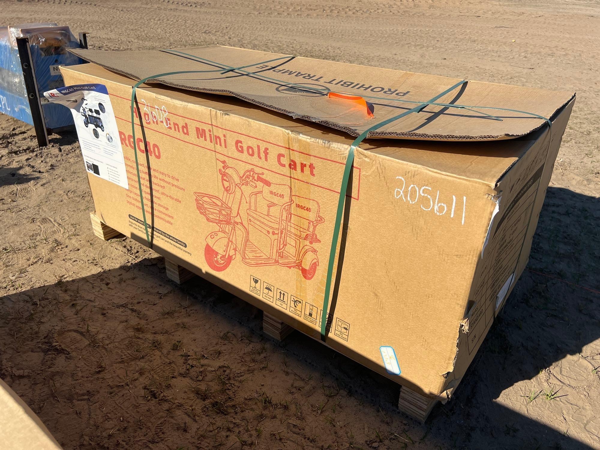 UNUSED IRGC40 MINI ELECTRIC GOLFCART (A57193)