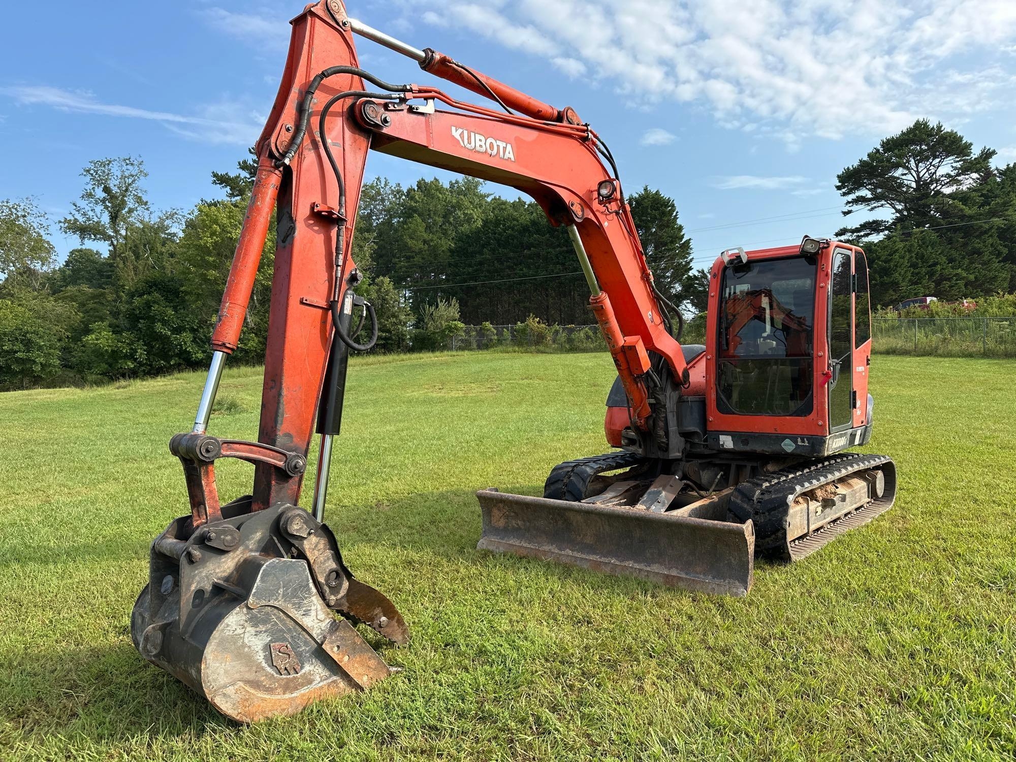 2009 Kubota KX080-3 Mini Excavator (A54865)