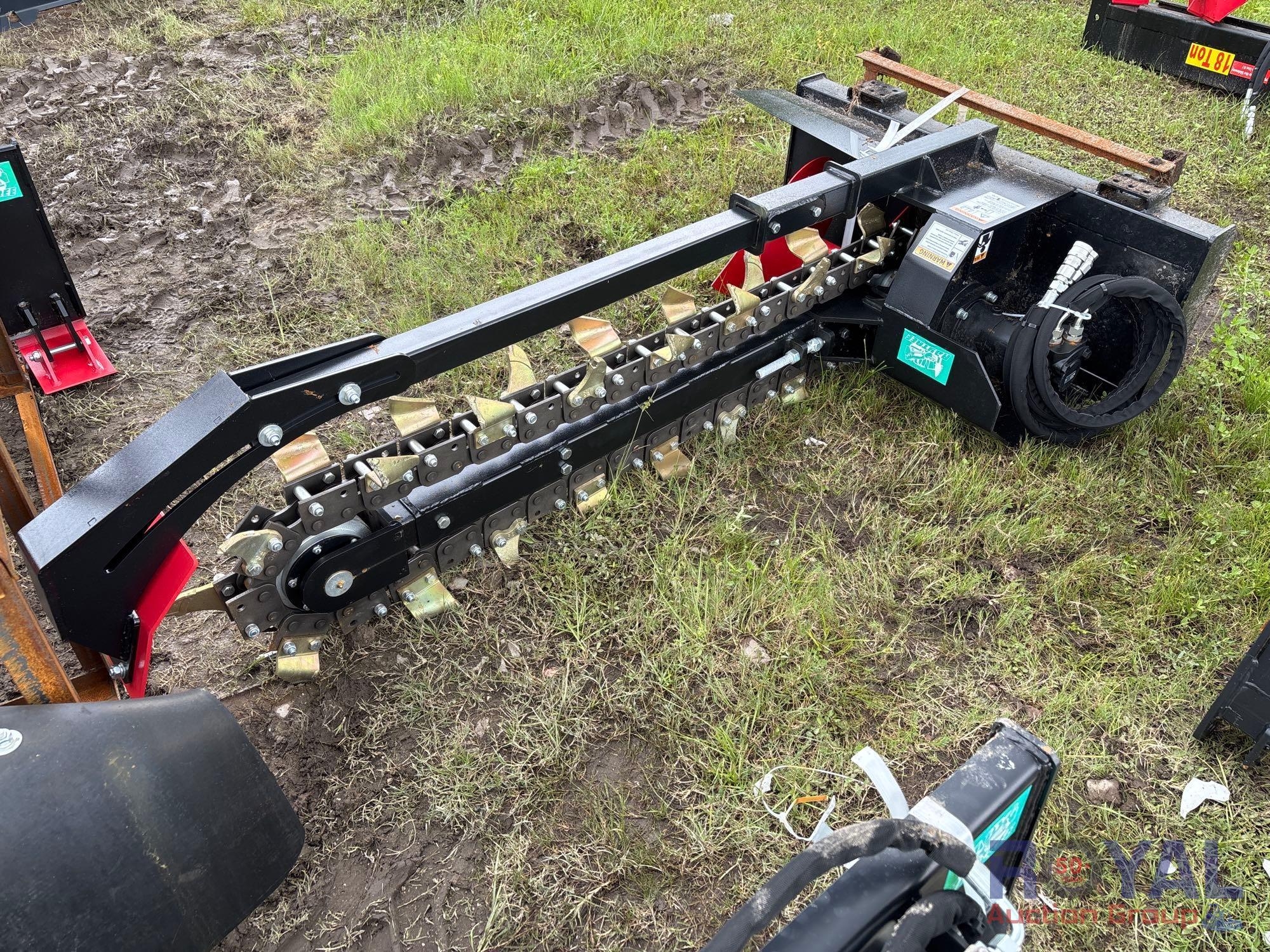 2025 Raytree RMT48 Trencher Skid Steer Attachment (A53425)