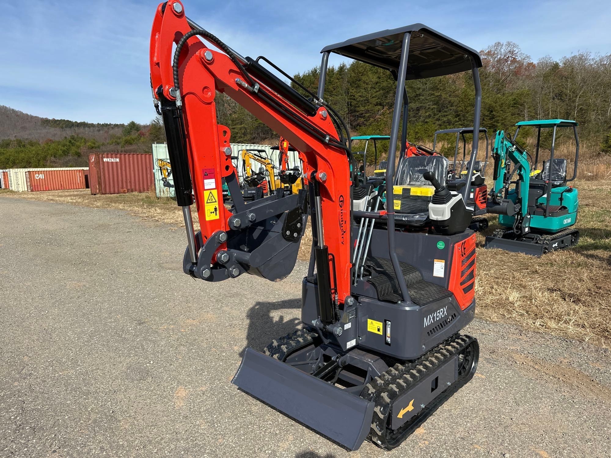 New/Unused CFG Industrial MX15RX Mini Excavator (A57453)