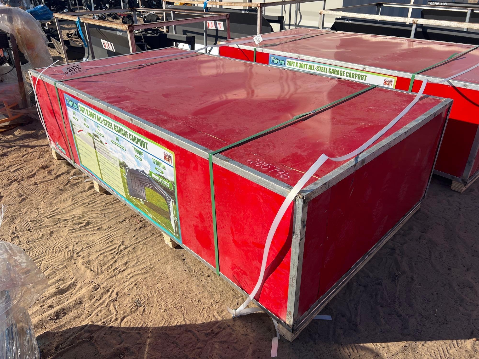 UNUSED FUTURE FT-ZP20 20' X 30' GARAGE CARPORT (A57193)