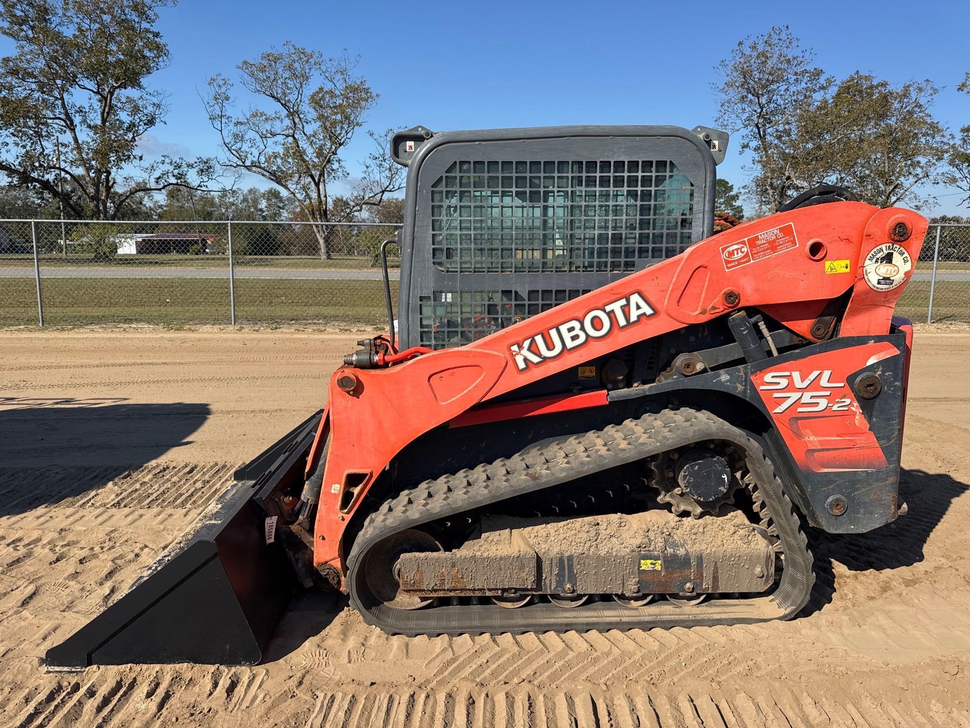 2018 KUBOTA SVL75-2 SKID STEER (A52707)