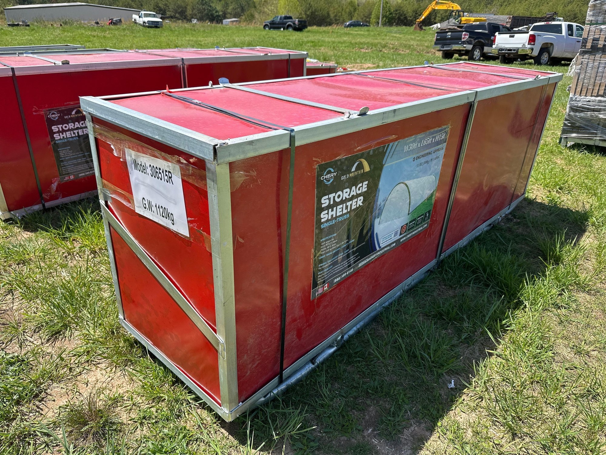 New/Unused 30ft x 65ft x 15ft Storage Shelter (A51573)