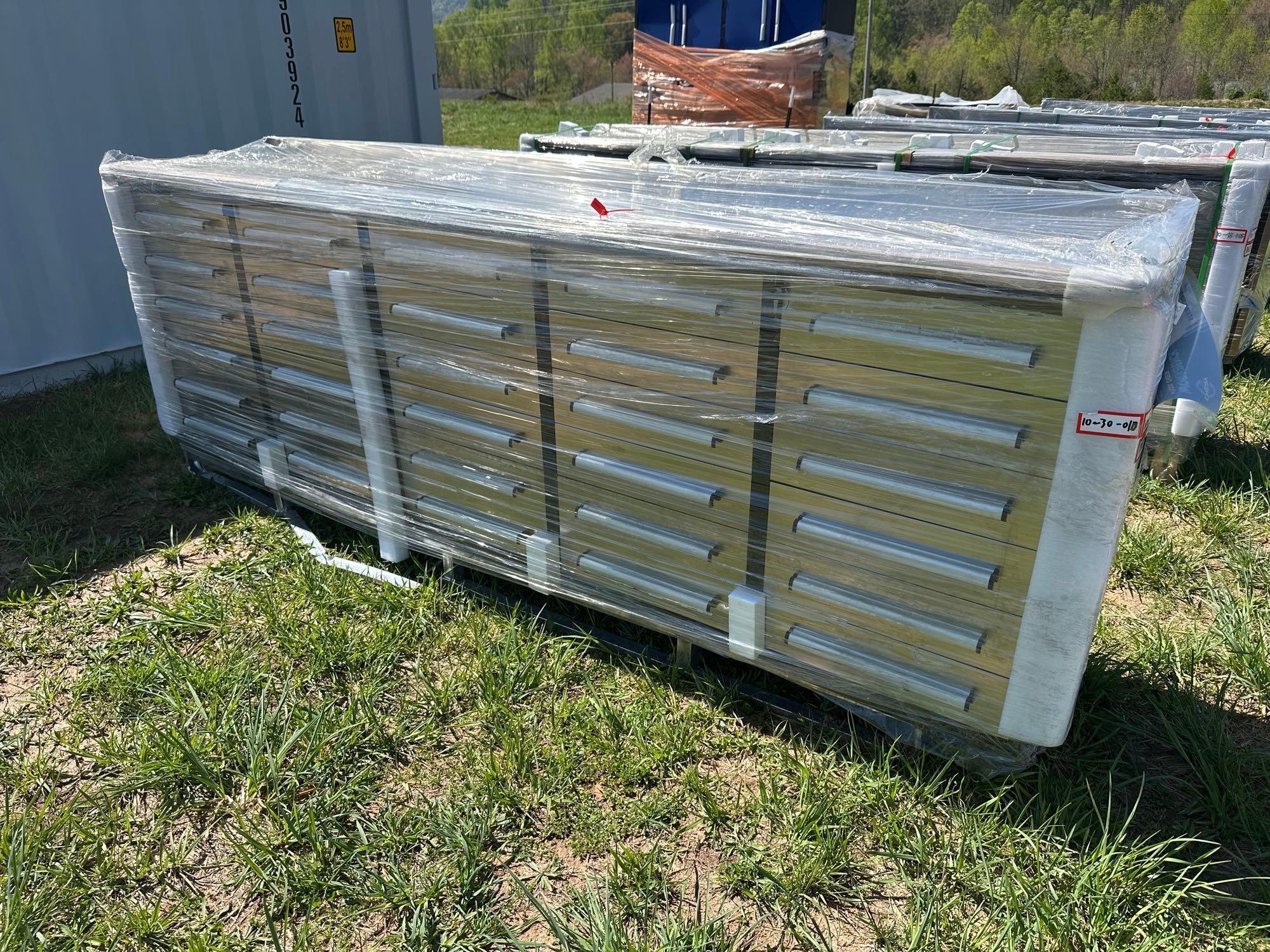 New/Unused 10ft 30 Drawer Stainless Steel Workbench (A44391)