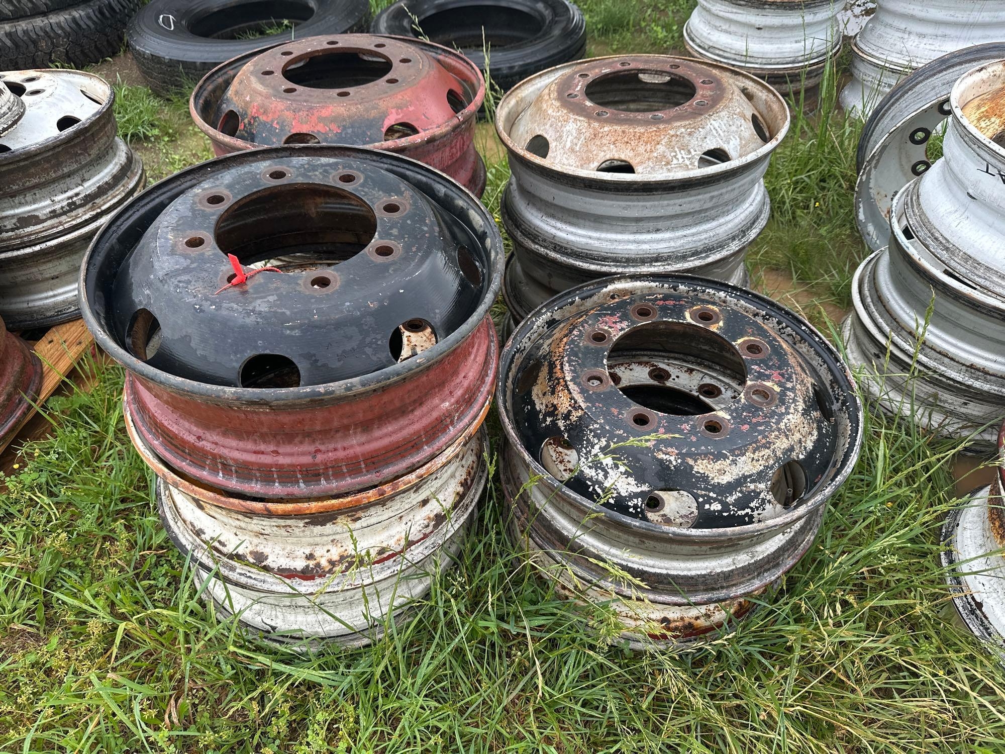 Pallet of (11) 10 Lug Misc Wheels (A51573)