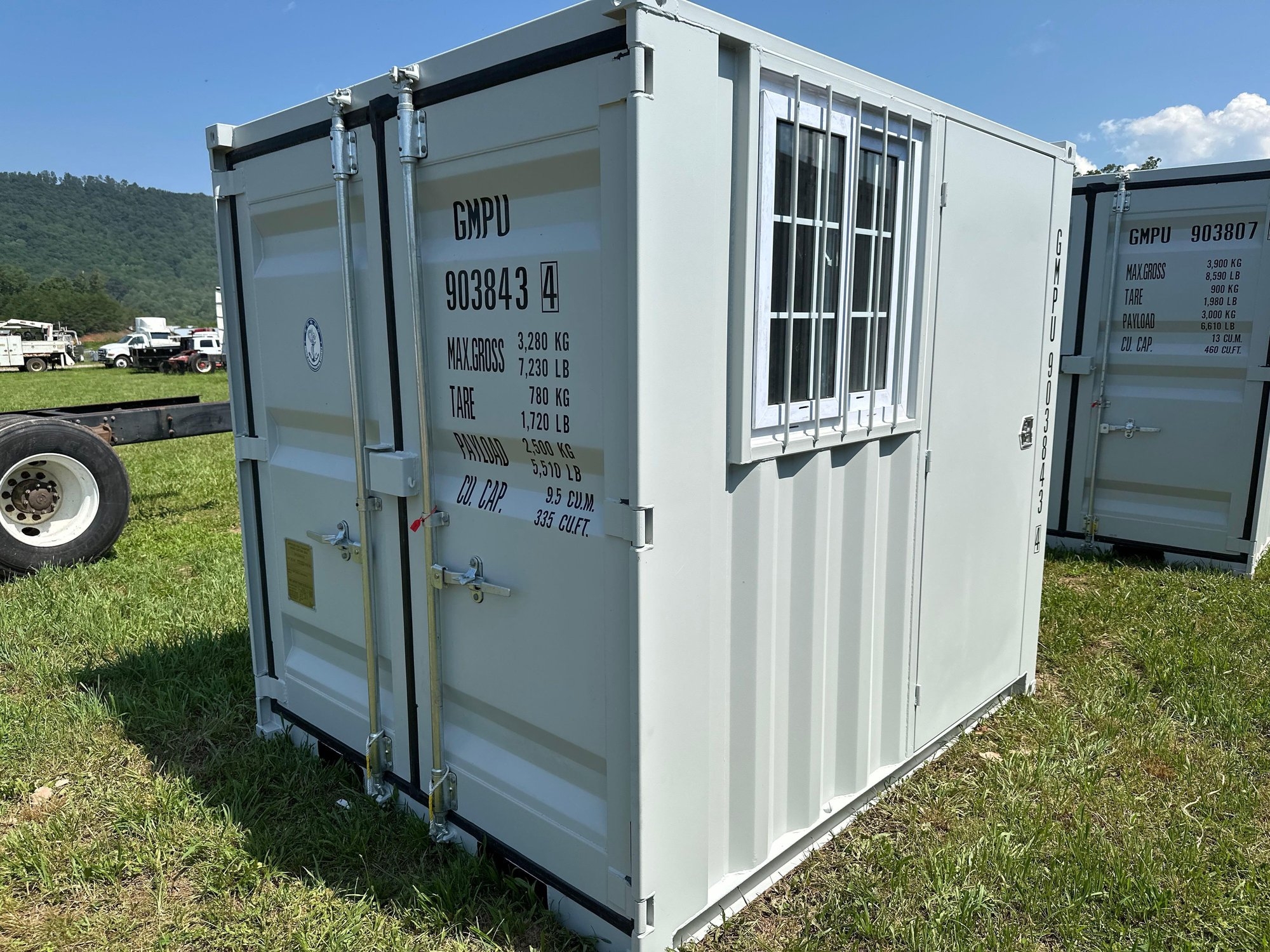 8ft x 6ft Container with Side Door (A51573)