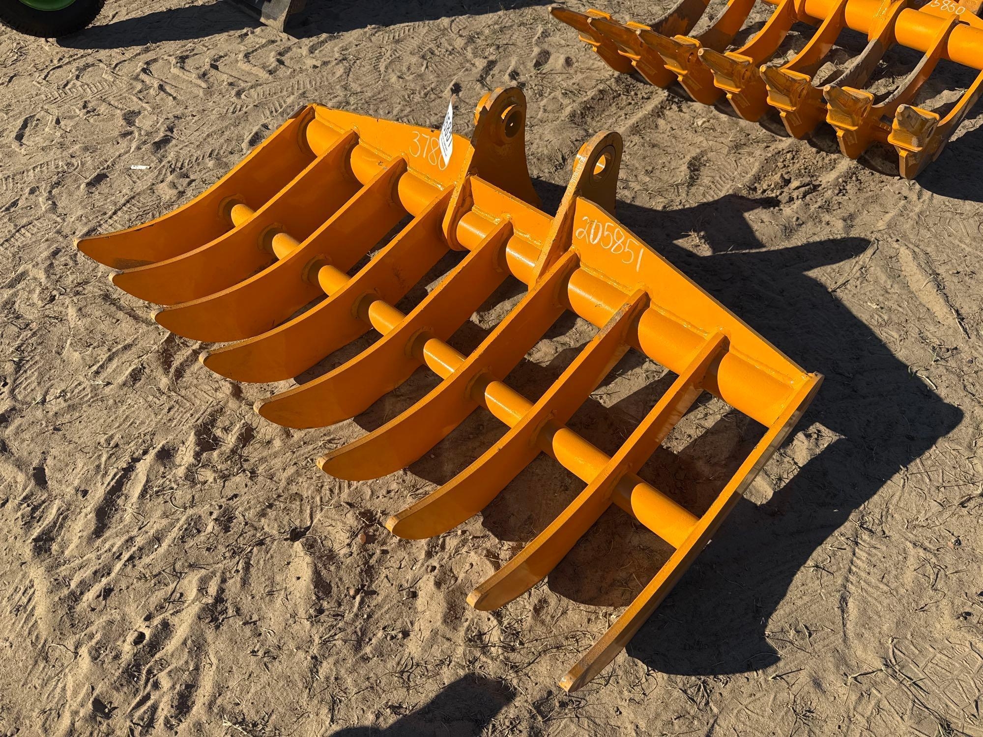 UNUSED FUTURE 44" EXCAVATOR RAKE (A57193)