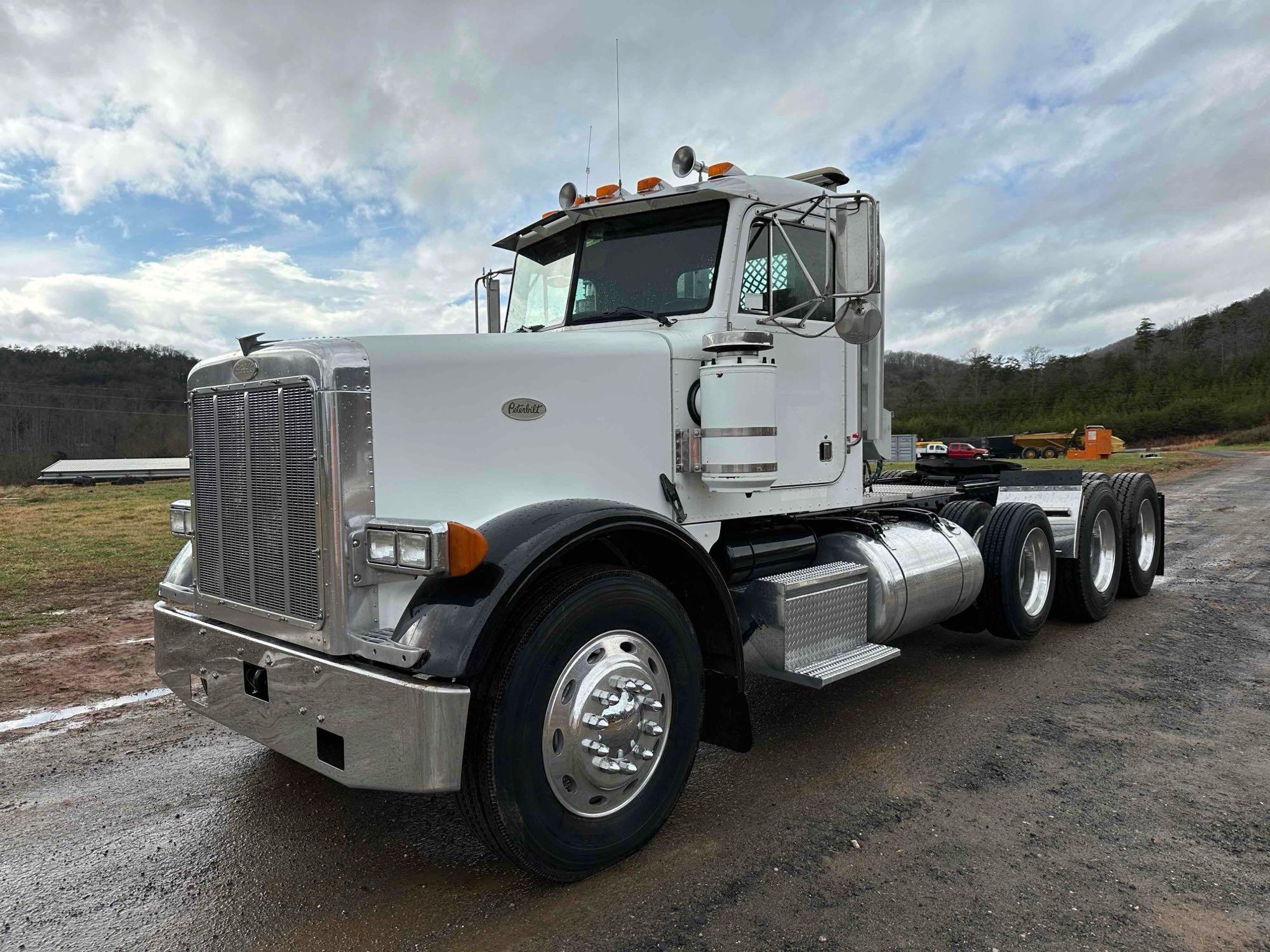 1997 Peterbilt 378 Tri-Axle Heavy Haul Truck, VIN # 1XPFD69X4VN428289 (A57453)