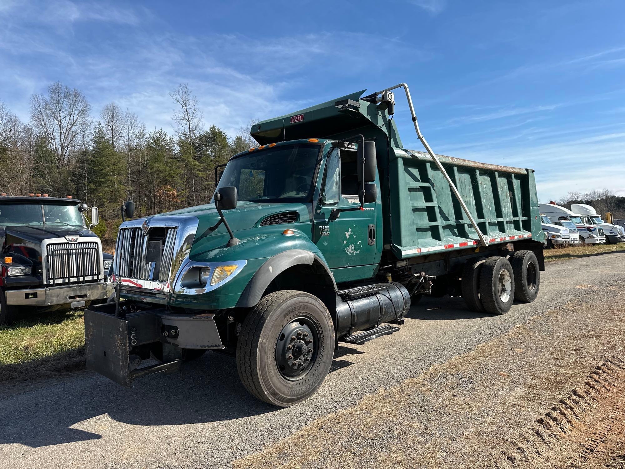 2005 International 7600 Dump Truck, VIN # 1HTWYAHT15J055083 (A57453)