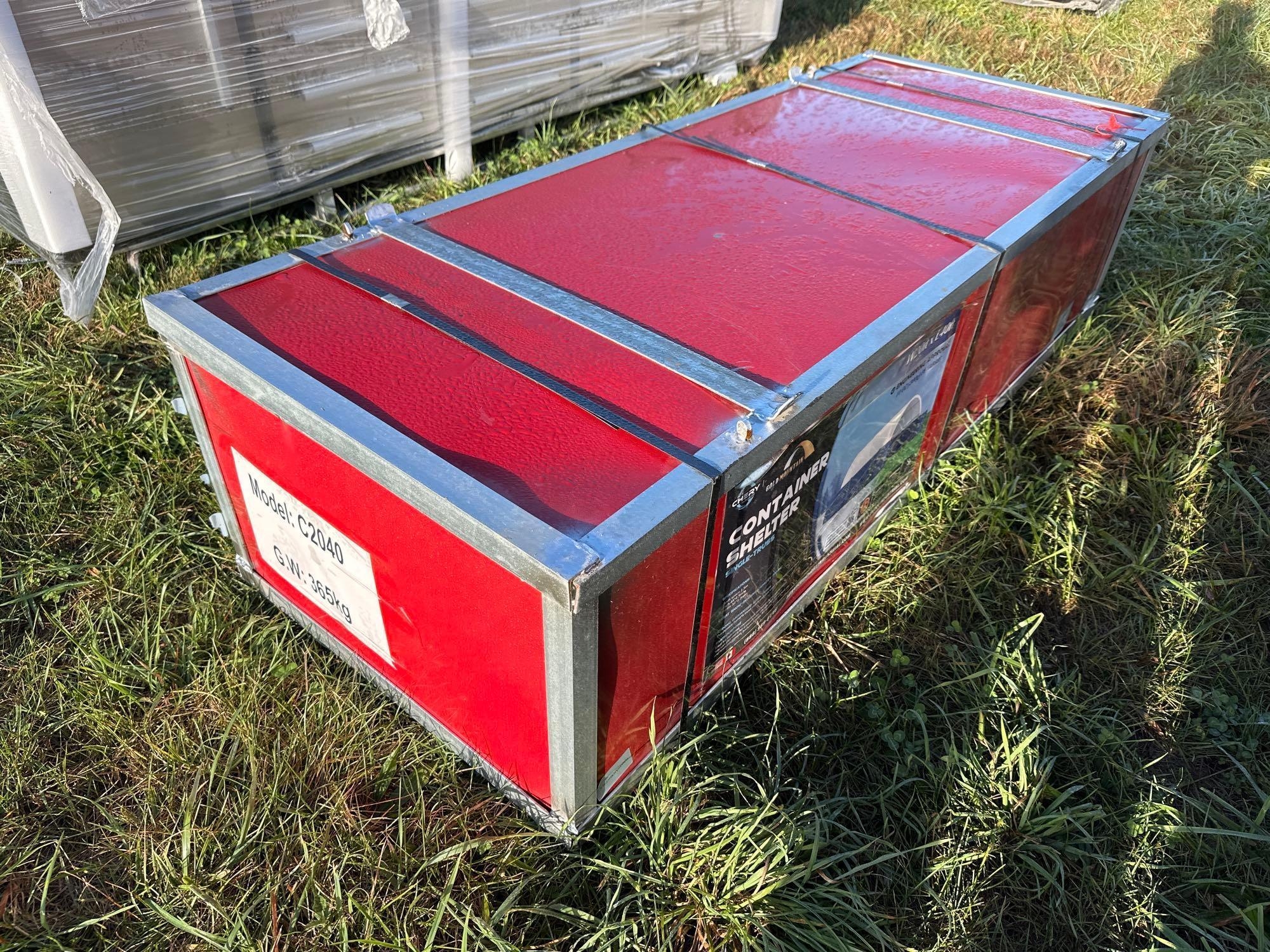 New/Unused Gold Mountain Container Shelter 20ft x 40ft (A54865)