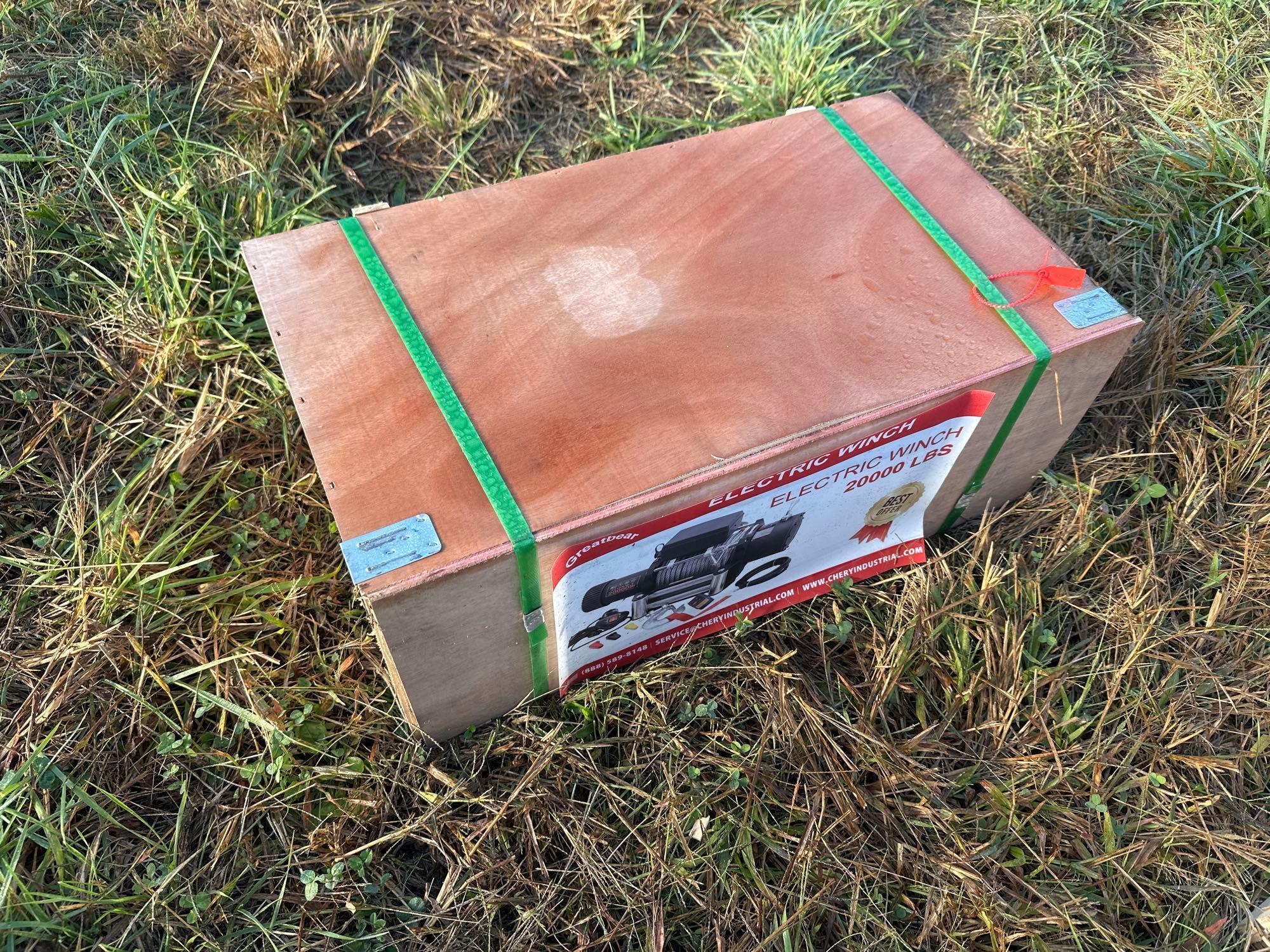 New/Unused 20,000lb Electric Winch (A54865)