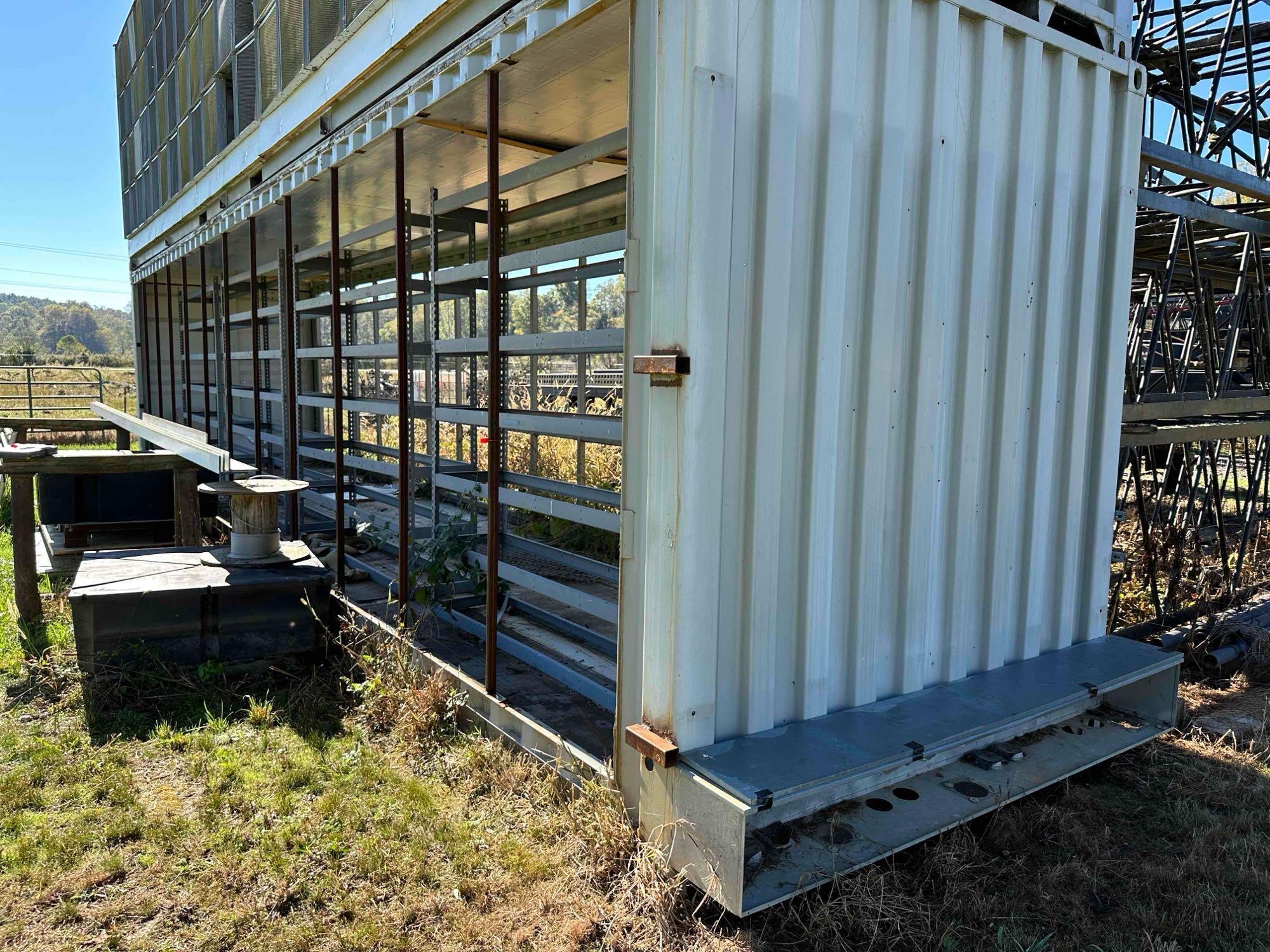 40ft Container (cutout sides with shelving) (A54865)