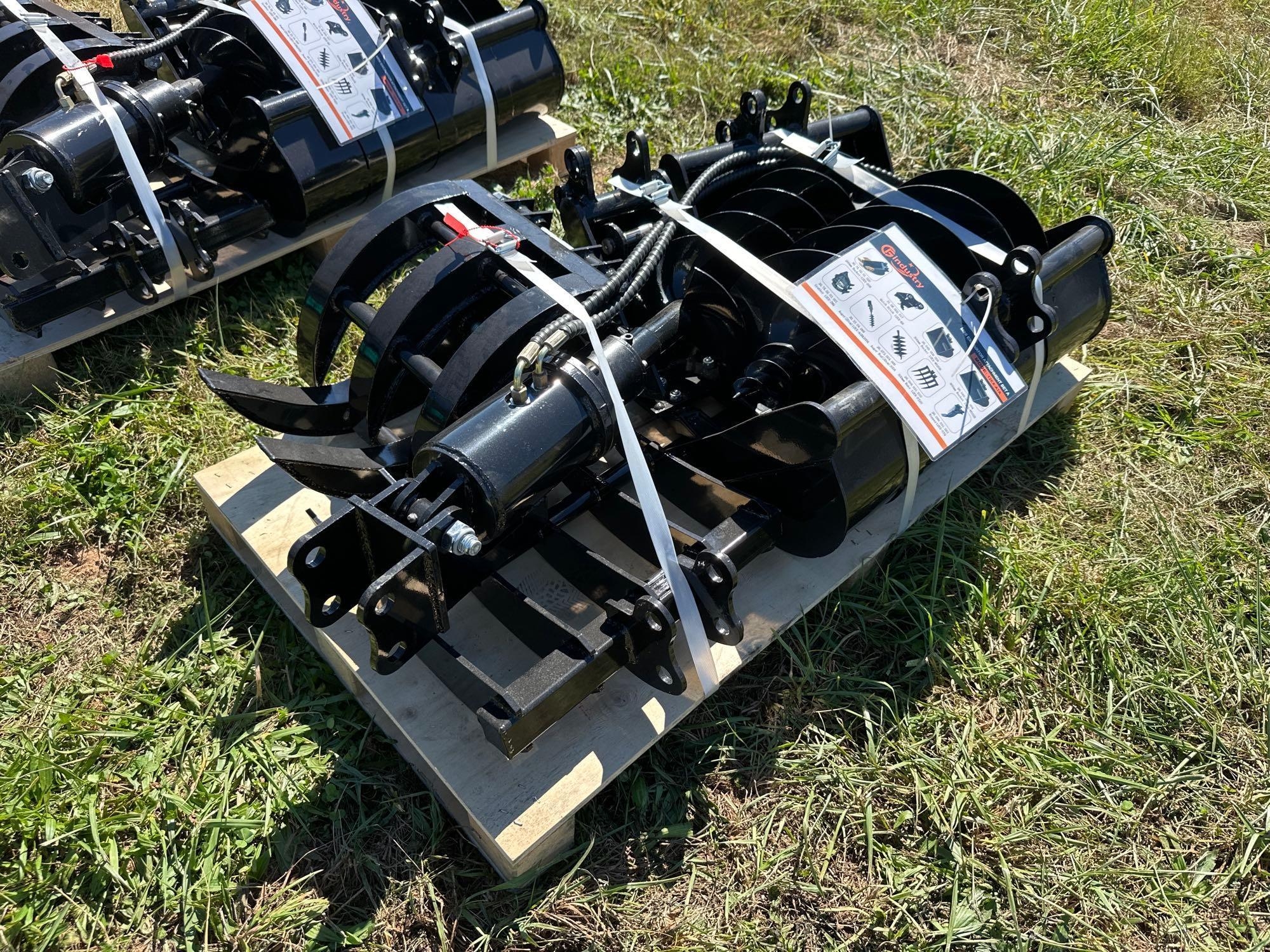 New/Unused 8 Piece CFG Industrial Mini Excavator Set (A54865)