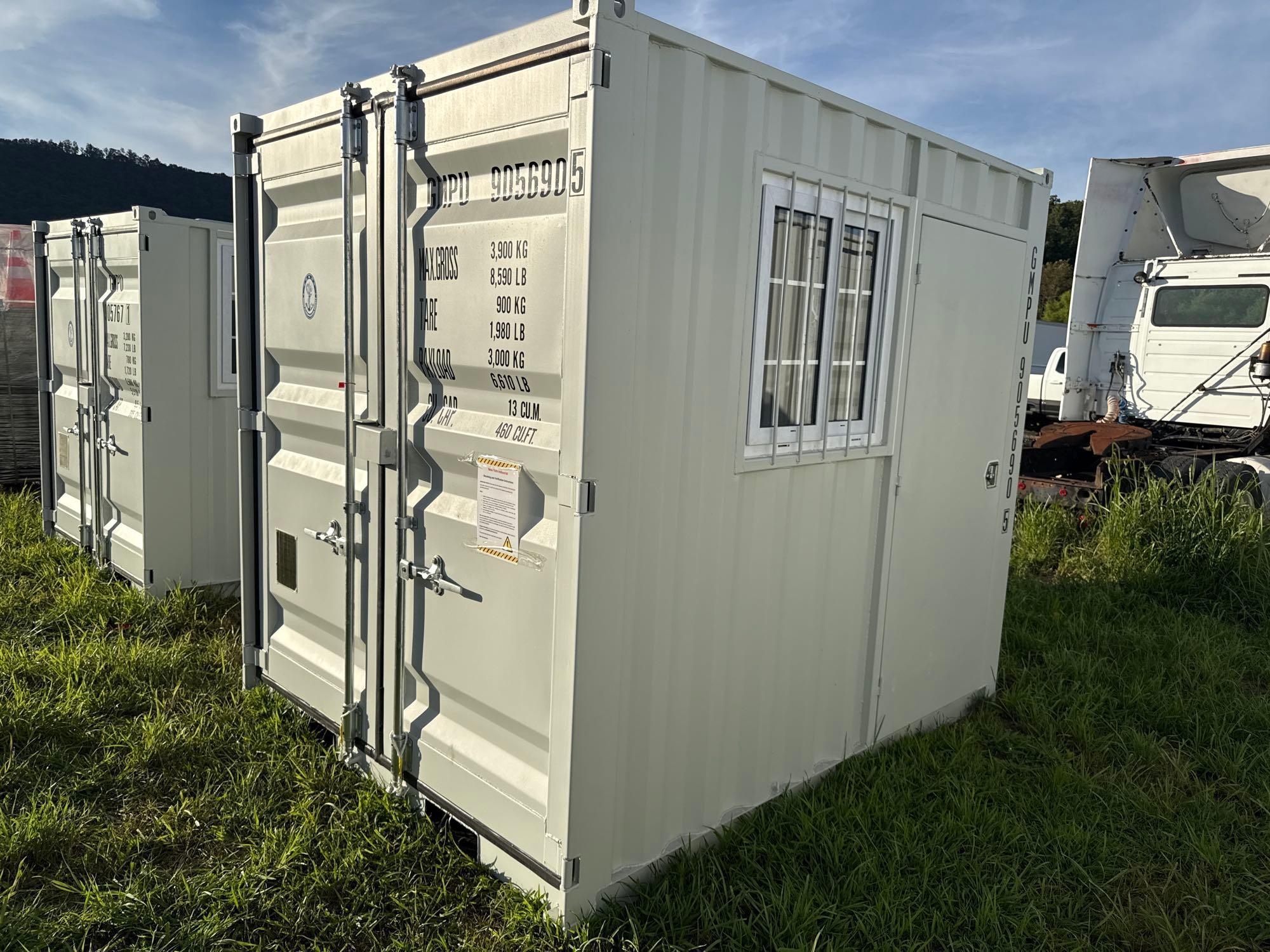 9ft x 7ft Shipping Container with Side Door (A51573)