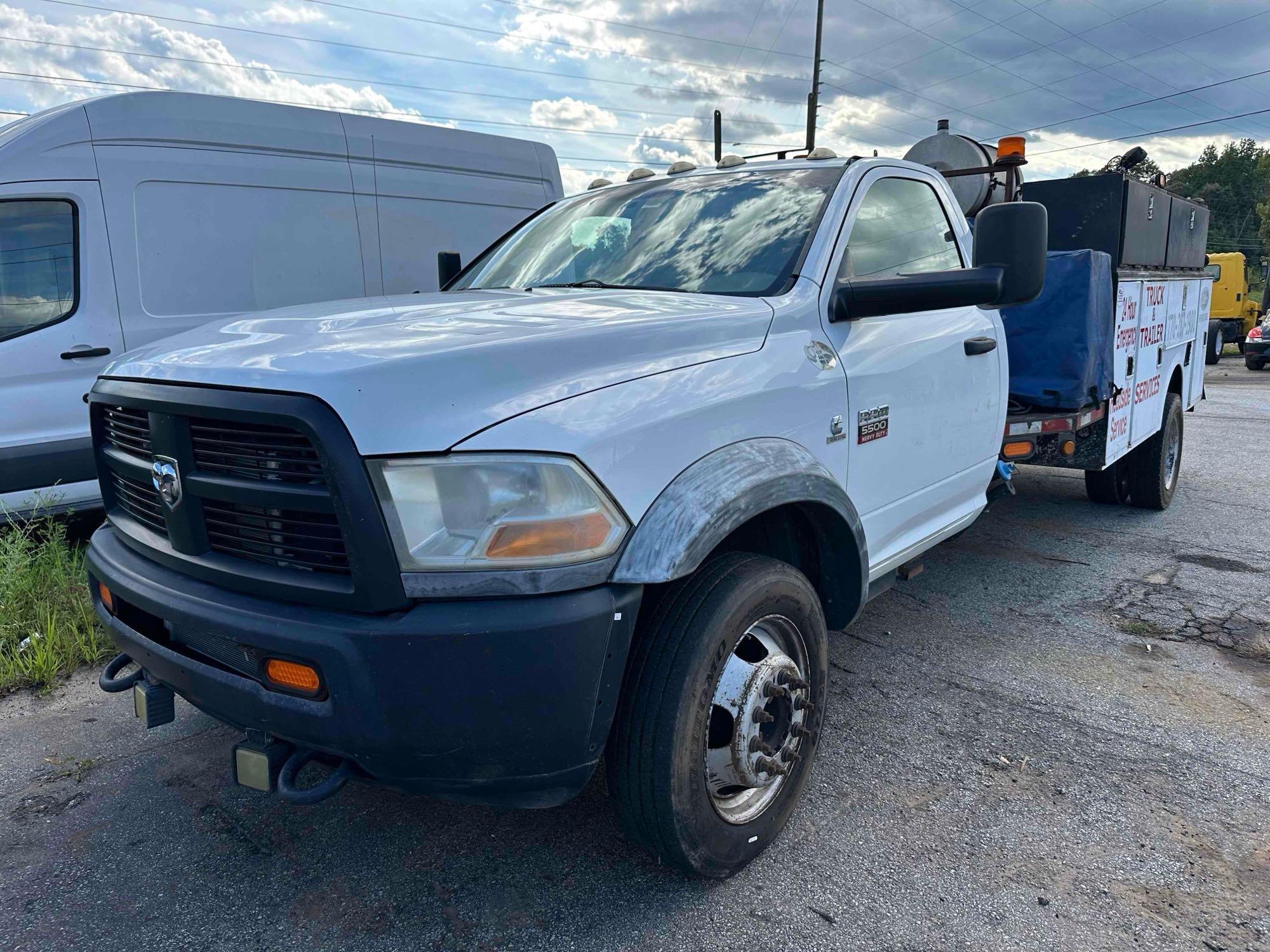 2012 Ram 5500 Service Truck, VIN # 3C7WDMDLXCG124340 (A51572)
