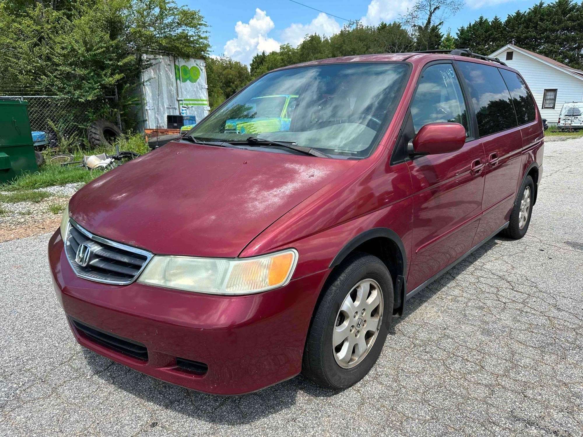 2004 Honda Odyssey Van, VIN # 5FNRL189X4B025339 (A51572)