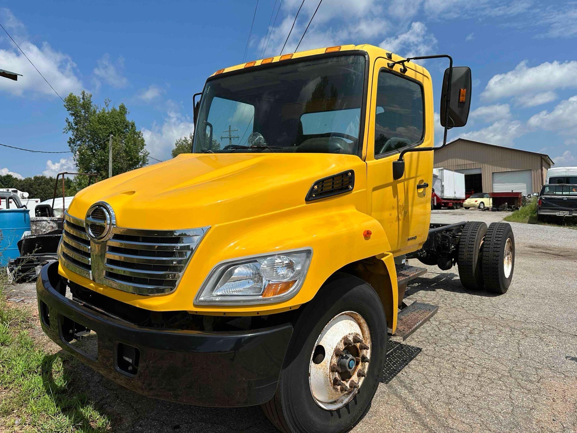 2007 Hino 268 Cab and Chassis Truck, VIN # 5PVNJ8JV672S50269 (A51572)