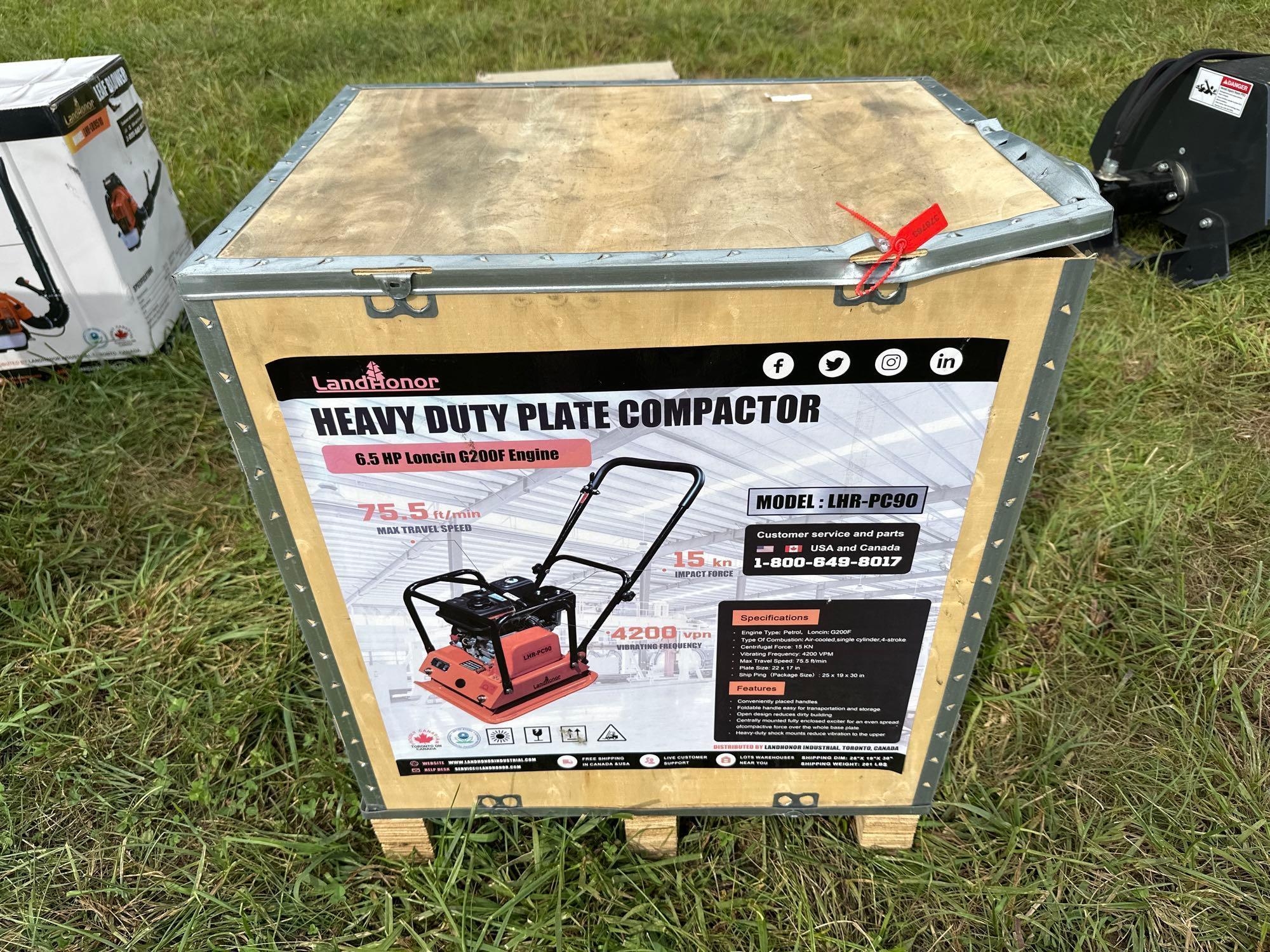 2025 New/Unused LandHonor Heavy Duty Plate Compactor (A51573)