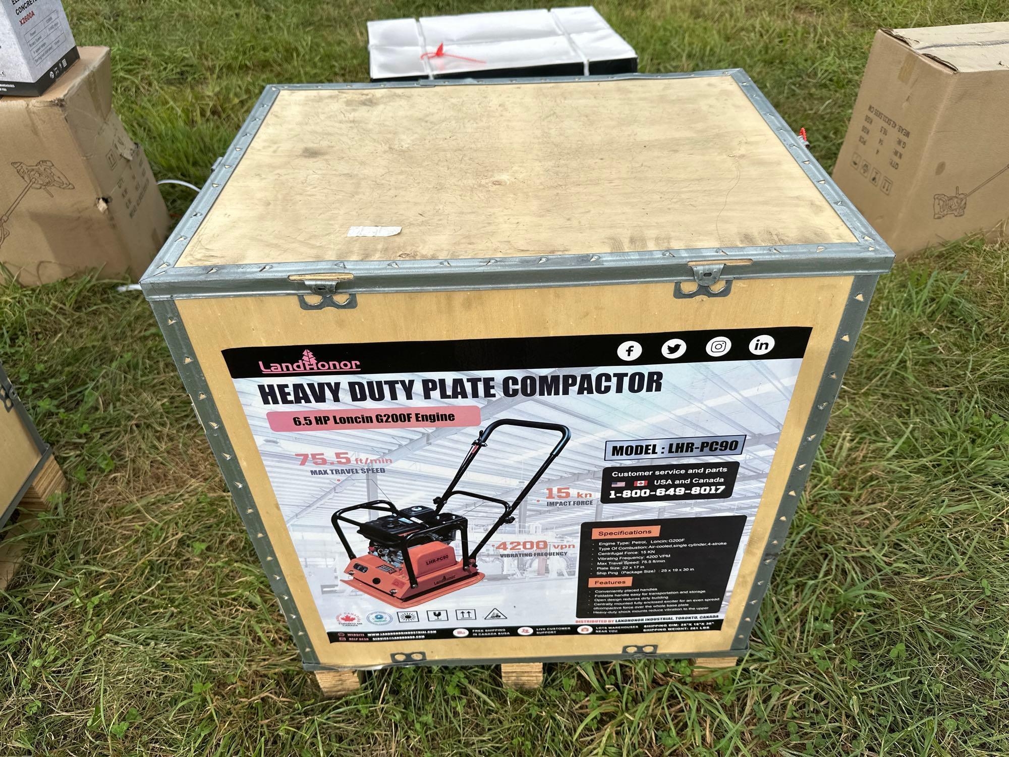 2025 New/Unused LandHonor Heavy Duty Plate Compactor (A51573)