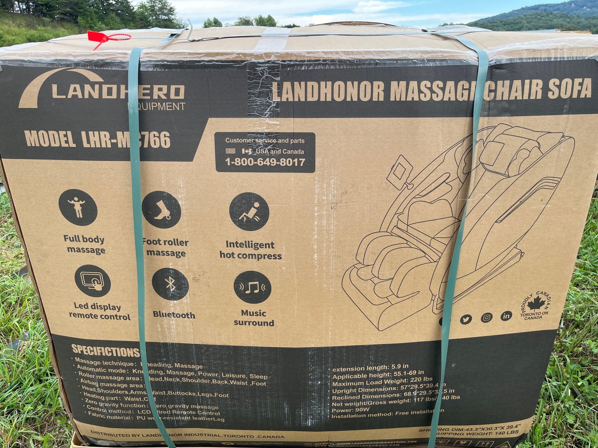 2025 New/Unused LandHonor Massage Chair Sofa (A51573)
