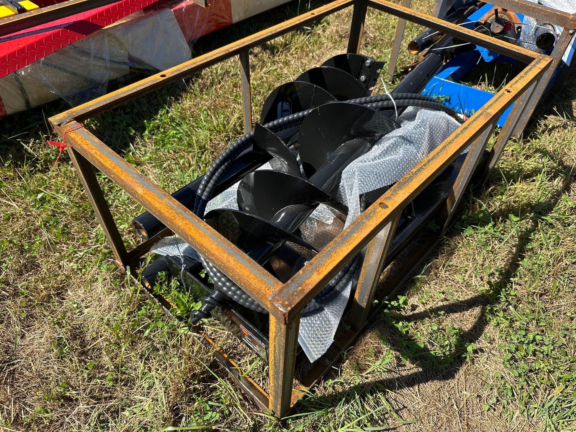 New/Unused Quick Attach Auger with Three Bits (A54865)