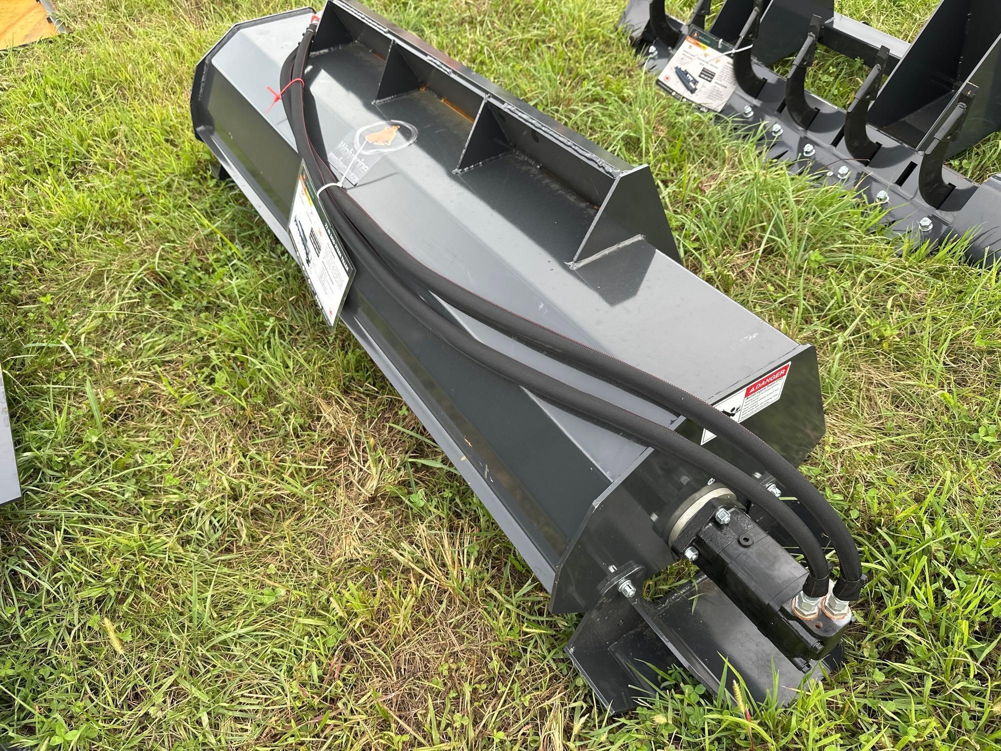 2025 New/Unused Wolverine 72in Skid Steer Hydraulic Rotary Tiller (A51573)