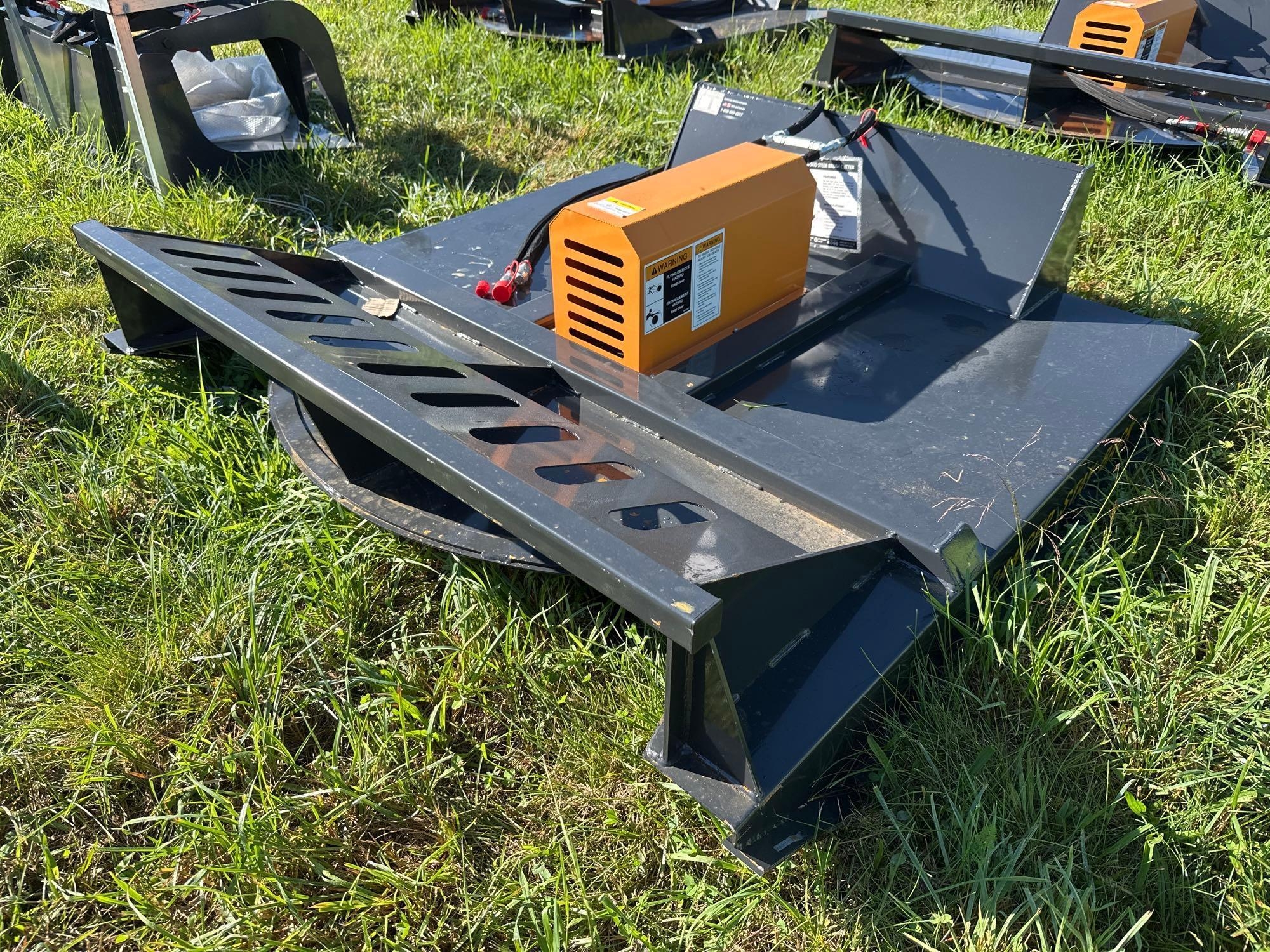2025 New/Unused 72in Skid Steer Brush Cutter (A51573)