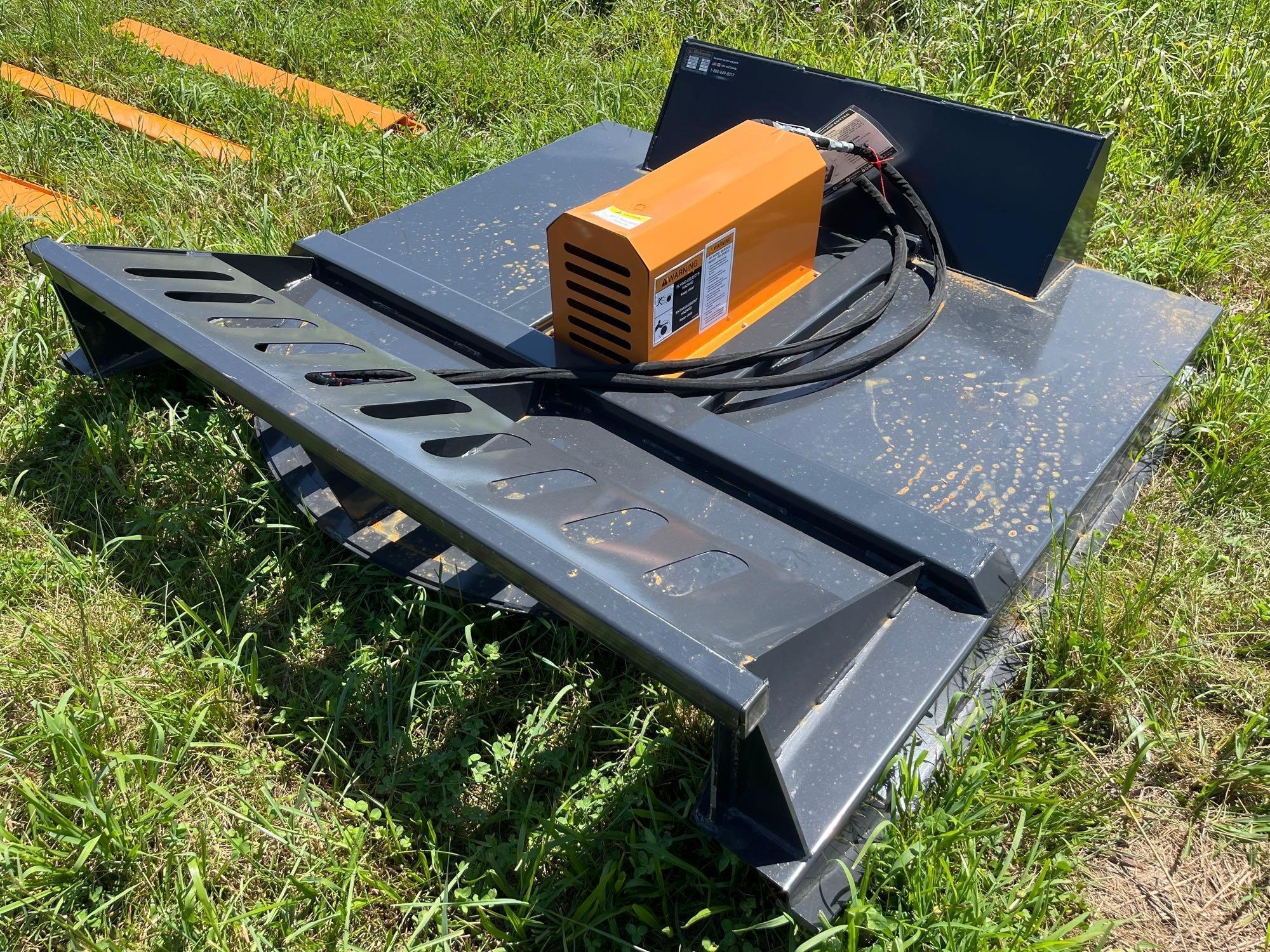 2025 New/Unused 72in Skid Steer Brush Cutter (A51573)