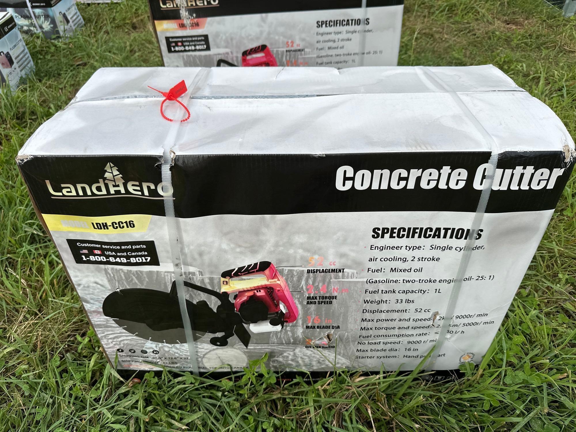 2025 New/Unused LandHero 16in Concrete Cutter (A51573)