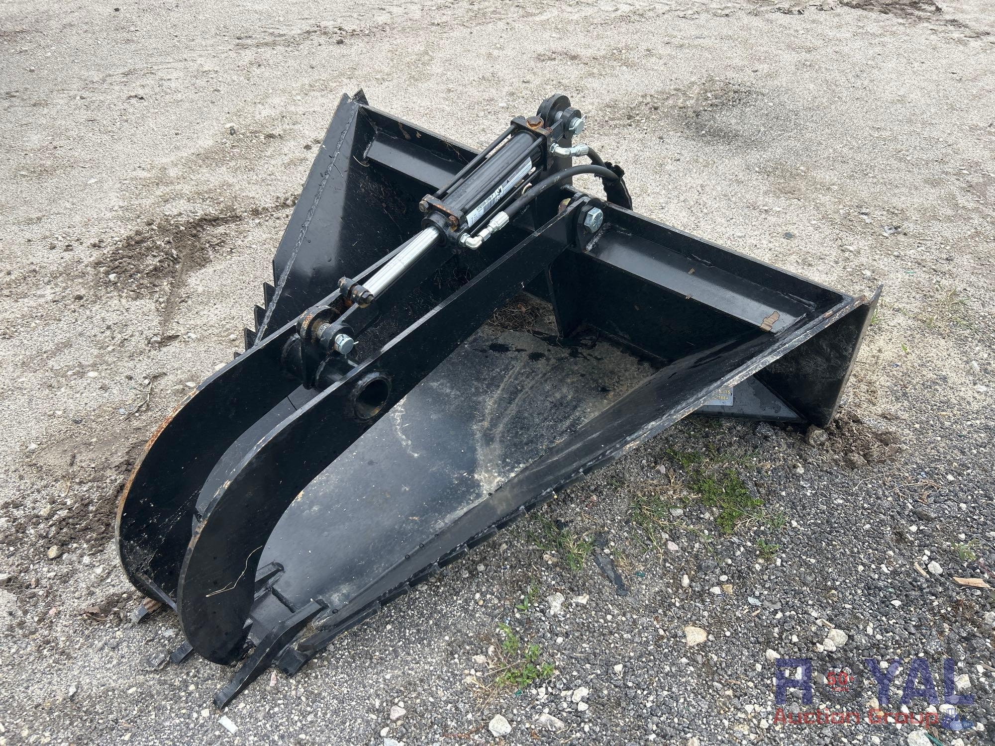 2025 Stump Grapple Bucket Skid Steer Attachment (A46683)