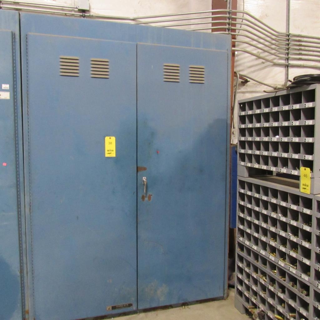 Steel Storage Cabinet w/Contents, 67" W x 24" D x 96" H (A59076)