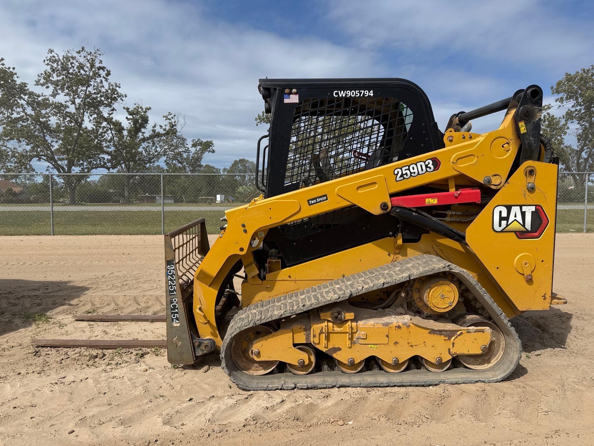 CATERPILLAR 259D3 SKID STEER (A52705)