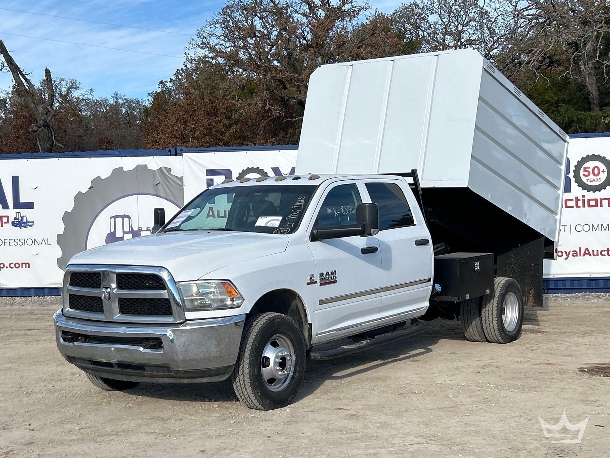 2016 Ram 3500 Crew Cab Chipper Truck (A55973)