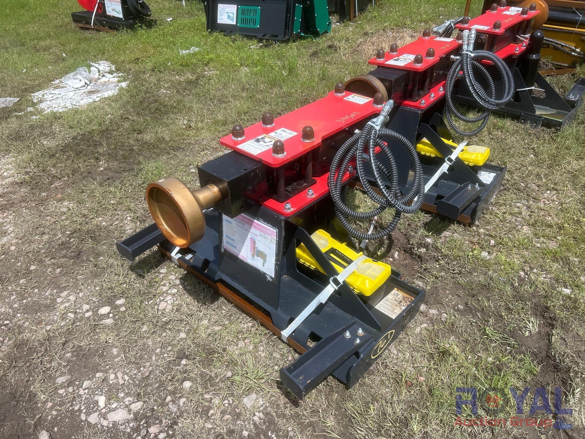 2025 Raytree RMPP680 Post Pounder Skid Steer Attachment (A53425)