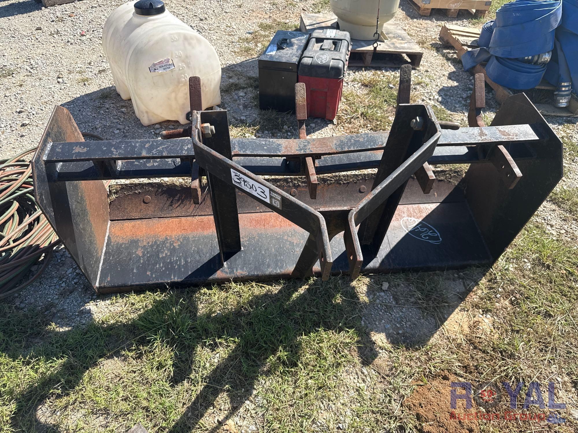 5ft Box Blade with Ripper Pull-Behind Tractor Attachment (A52378)