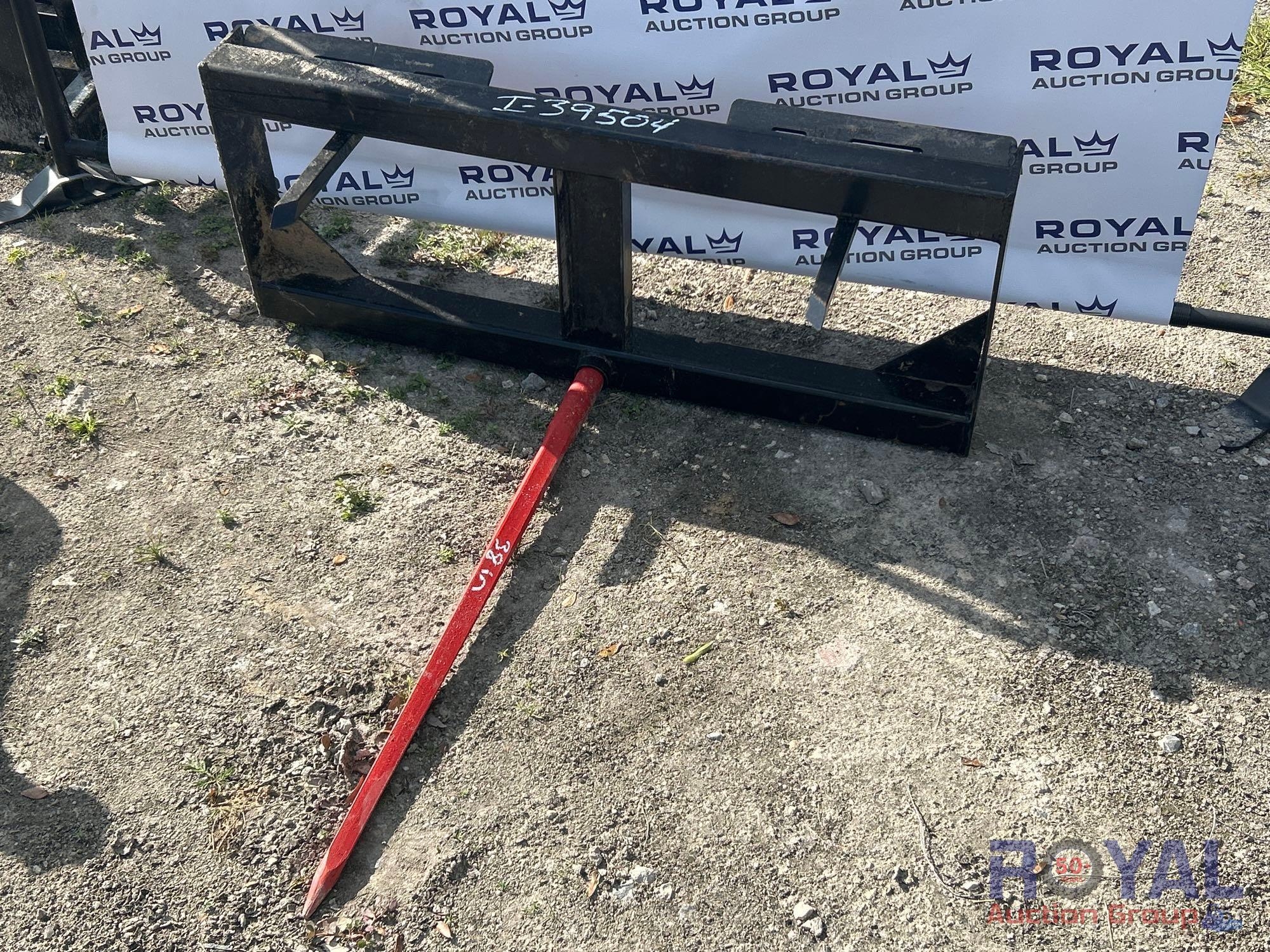 2025 Kivel Bale Spear Skid Steer Attachment (A55851)