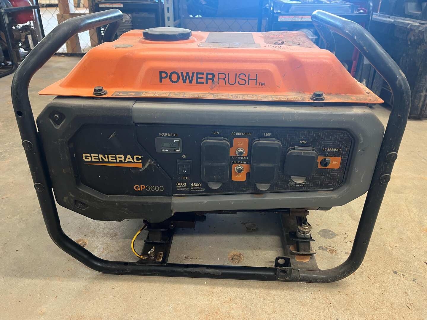 GENERAC GP3600 GENERATOR (A45333)