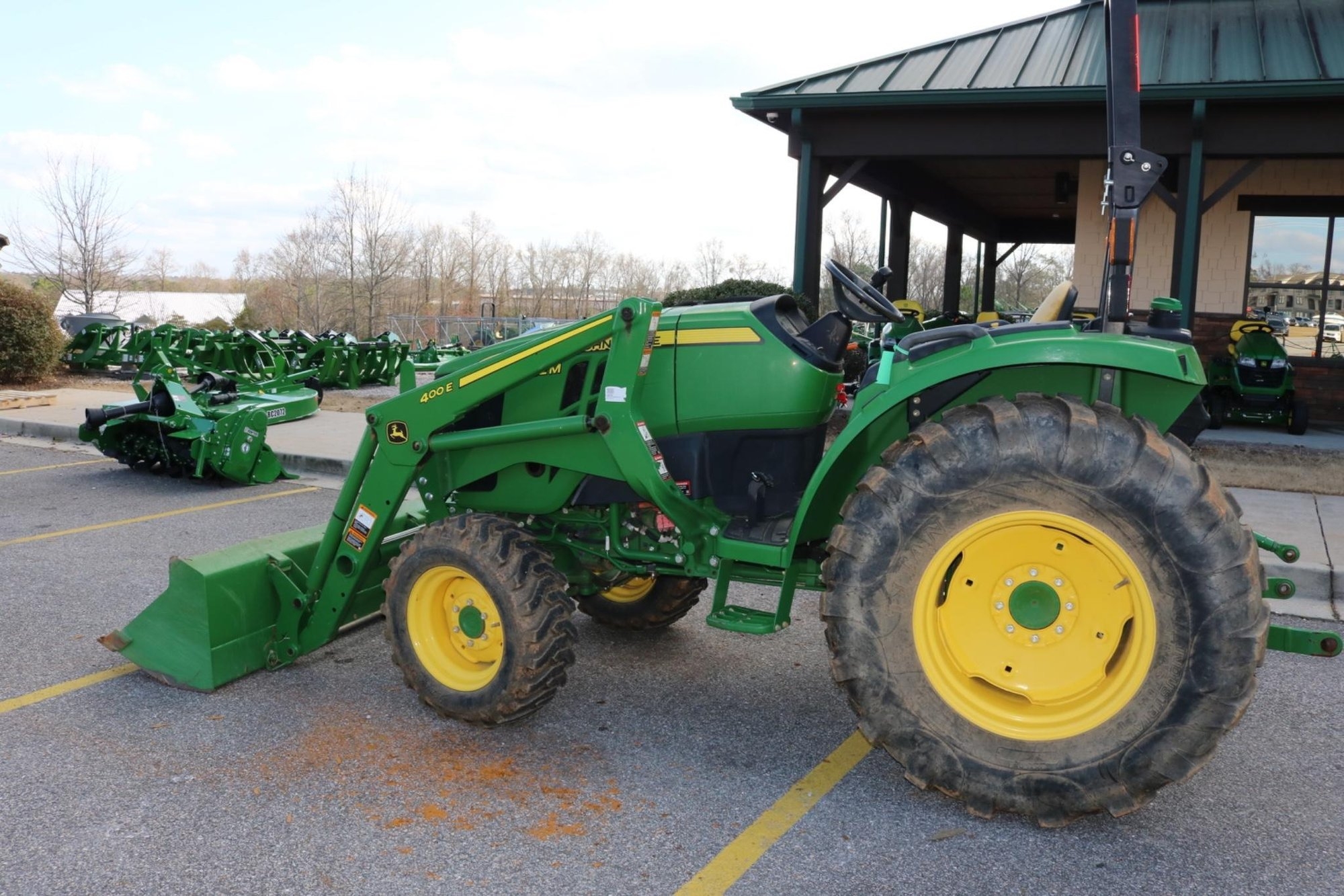 John Deere 4052M Tractor with 400E Loader, 3rd Function, Hydrostatic Transmission (A46877)