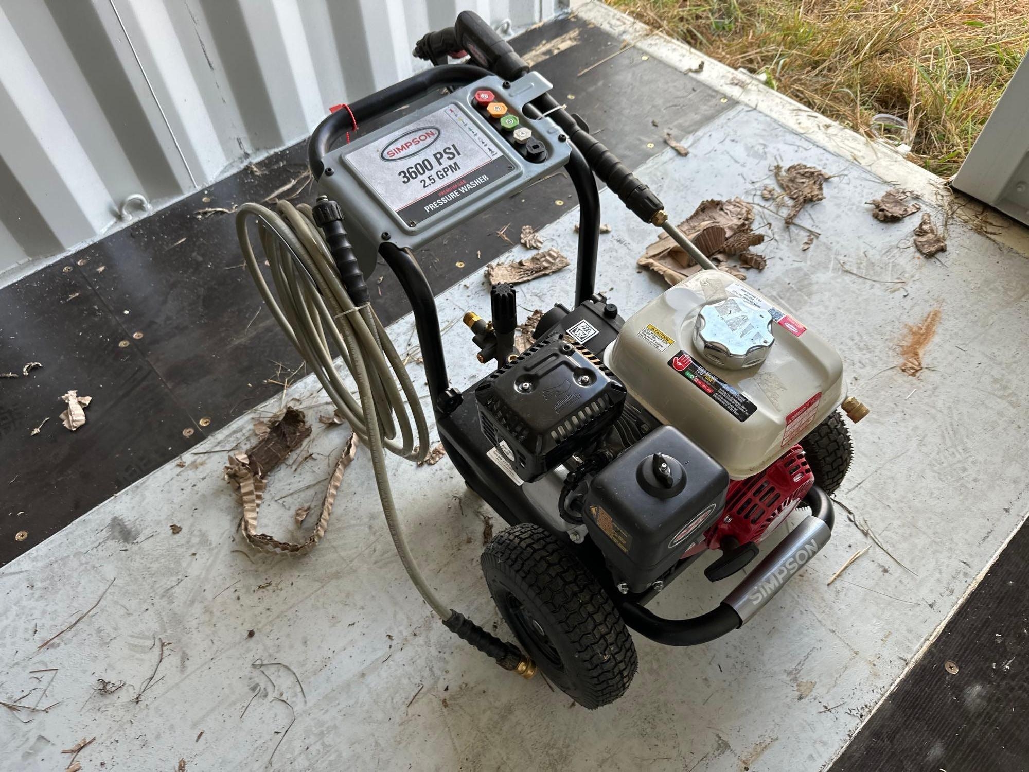 Simpson 3600 PSI Pressure Washer (A54865)
