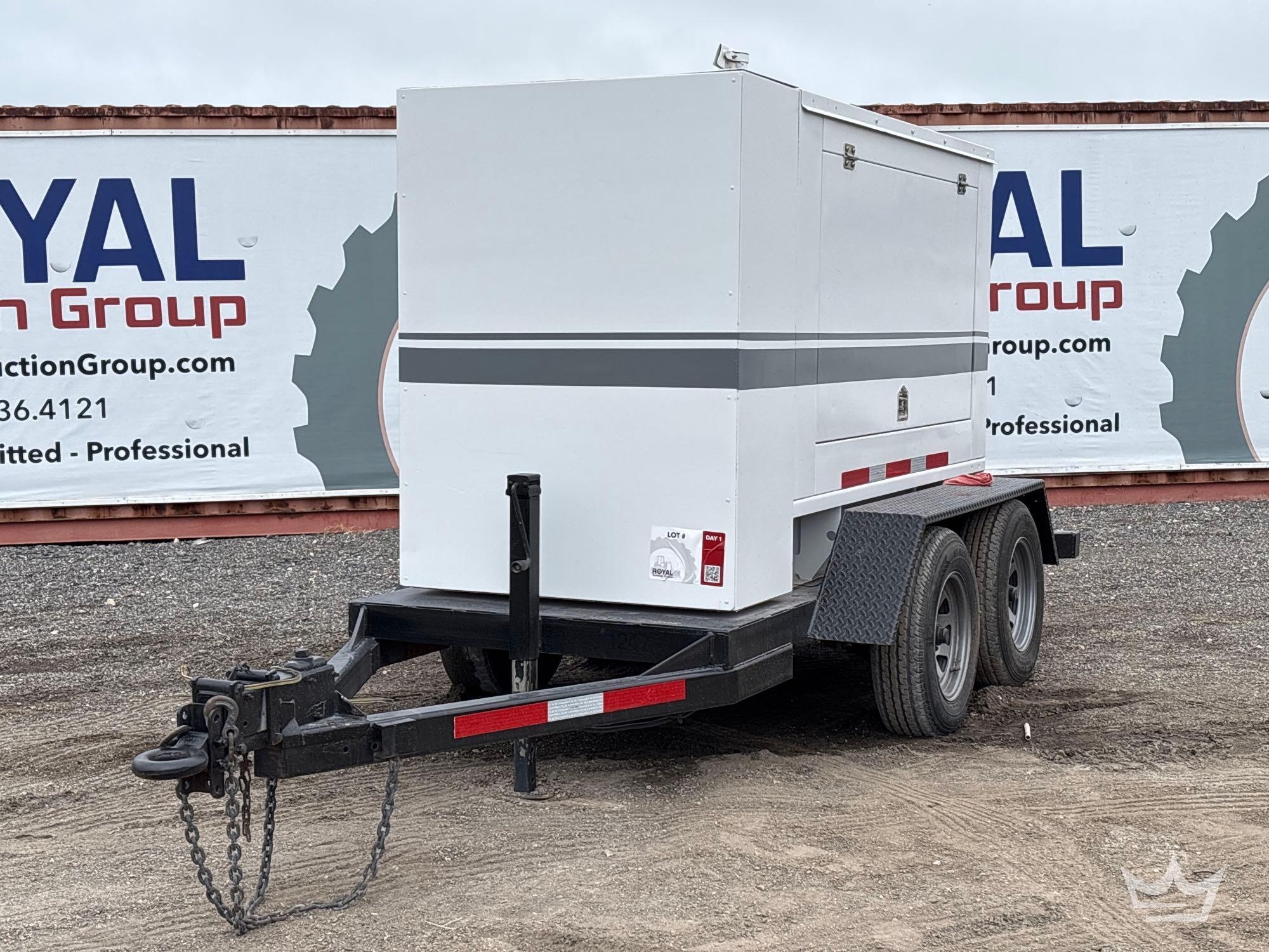 1997 Perkins 75KW Towable Diesel Generator (A56857)